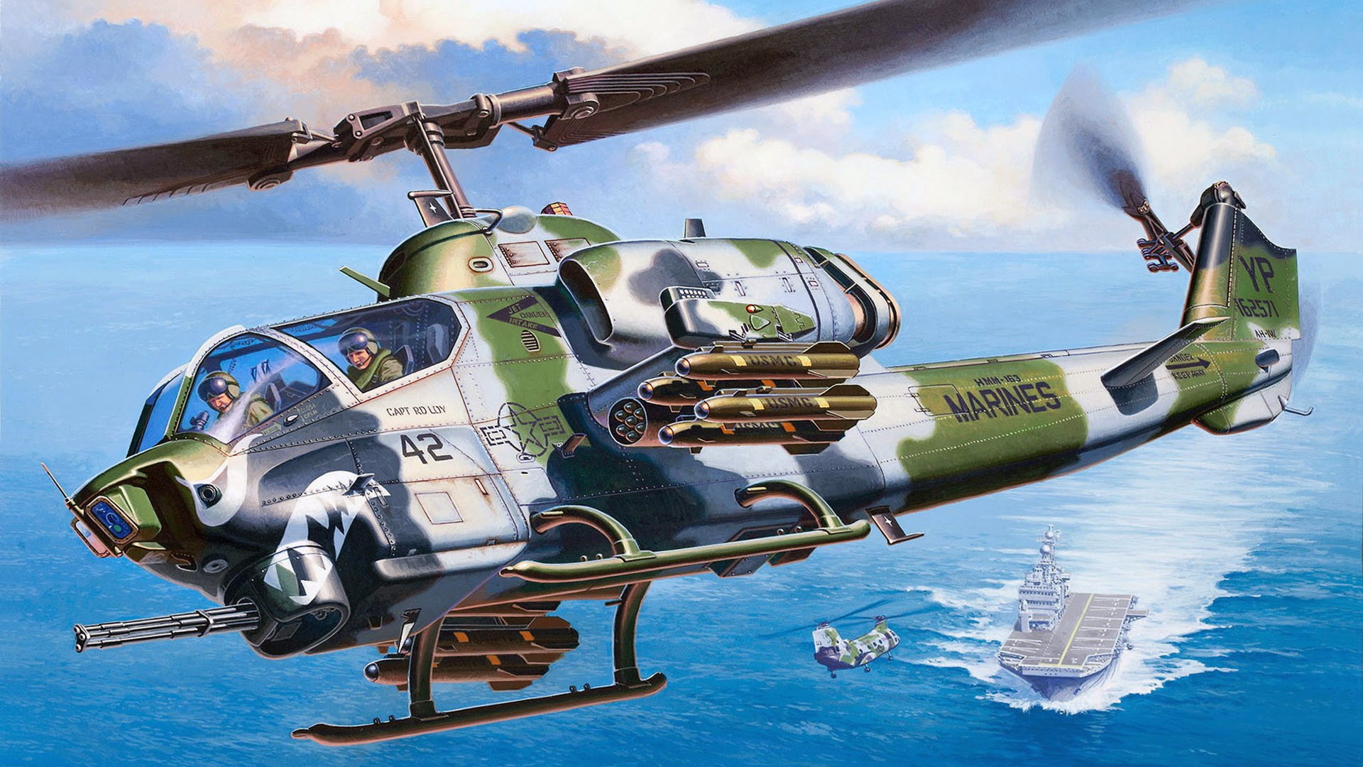 Aircraft Attack Helicopter Helicopter 1920x1080