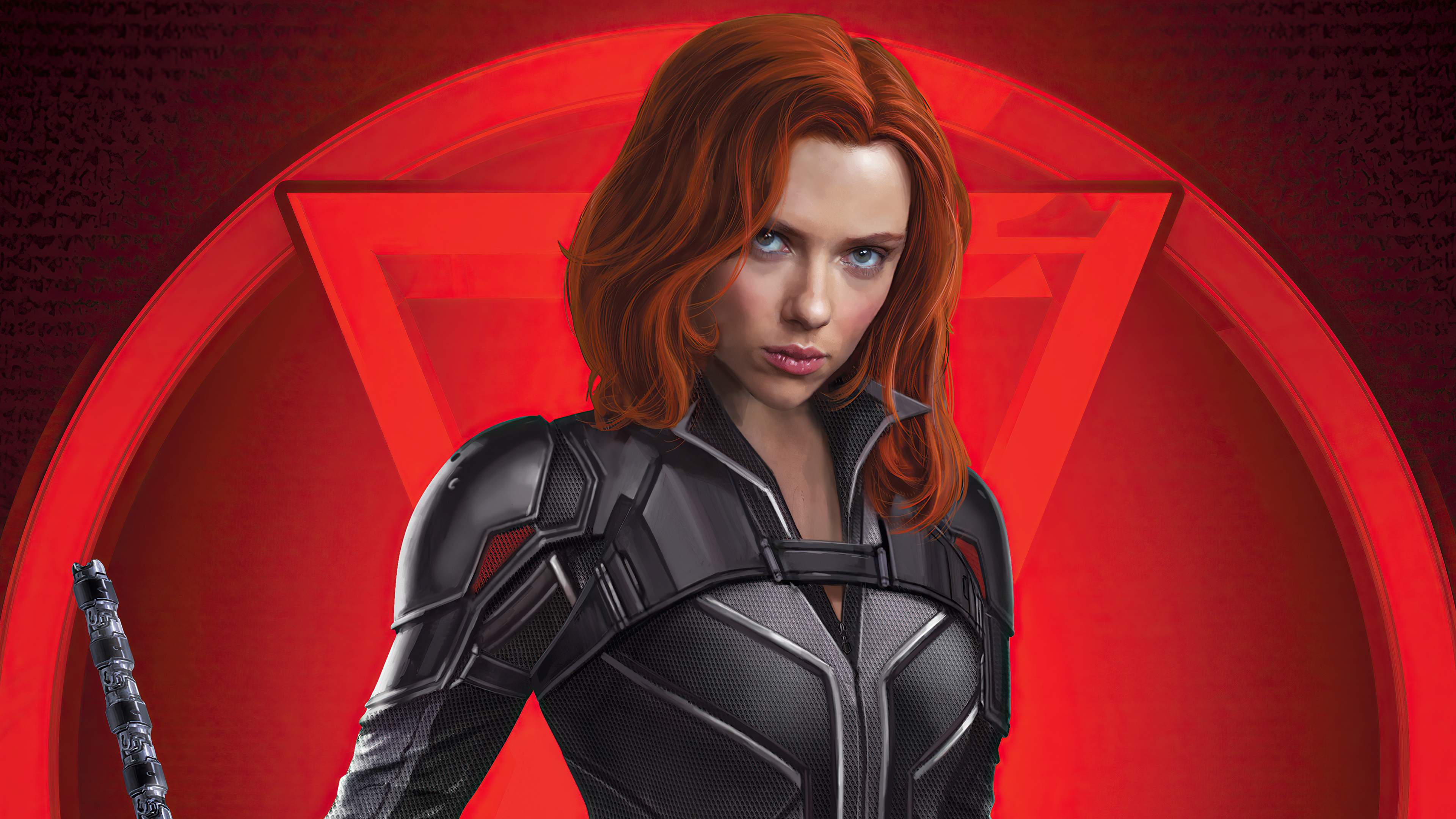 Black Widow Marvel Comics Natasha Romanoff Scarlett Johansson 3840x2160