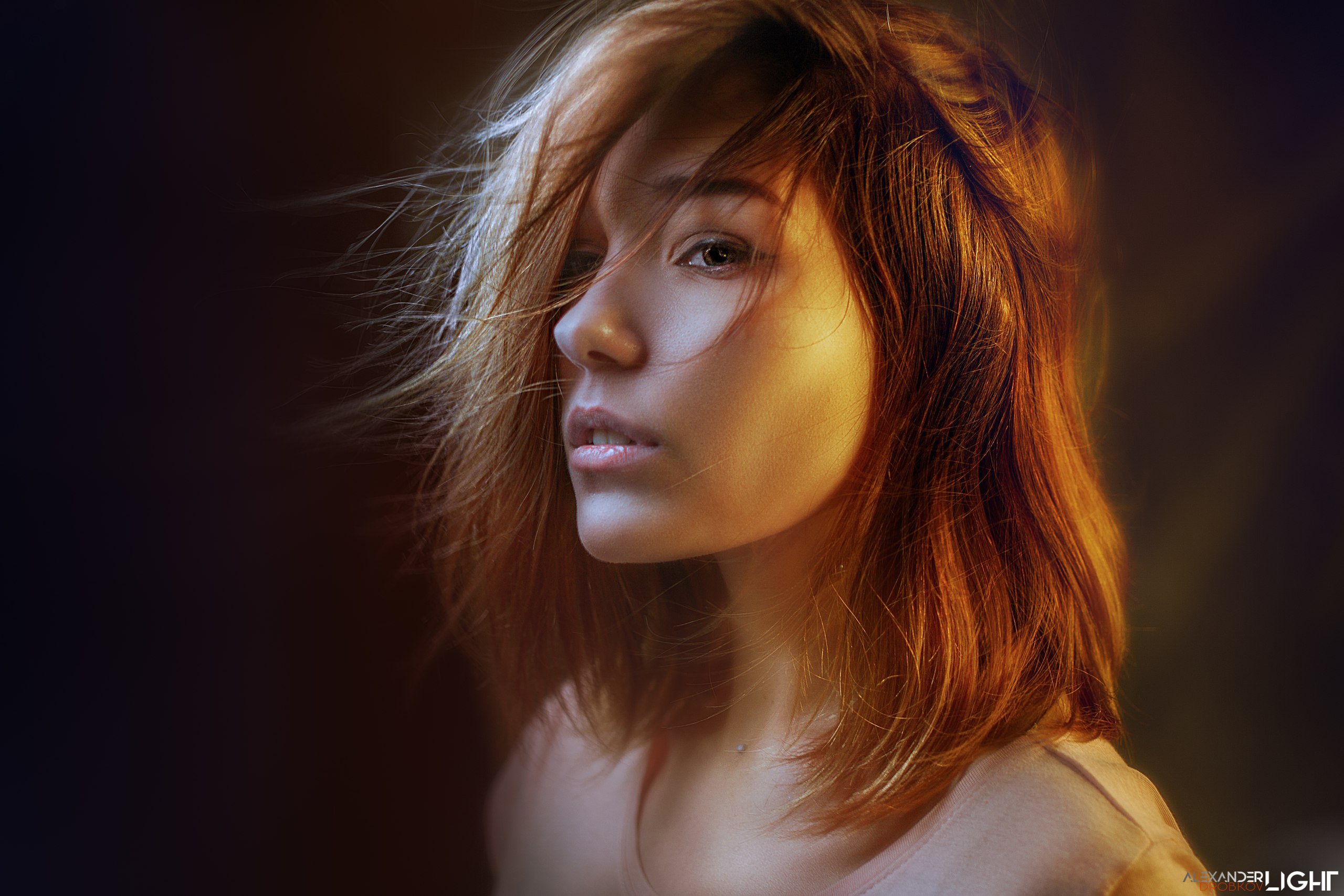 Face Hair Maria Larina Portrait 2560x1707