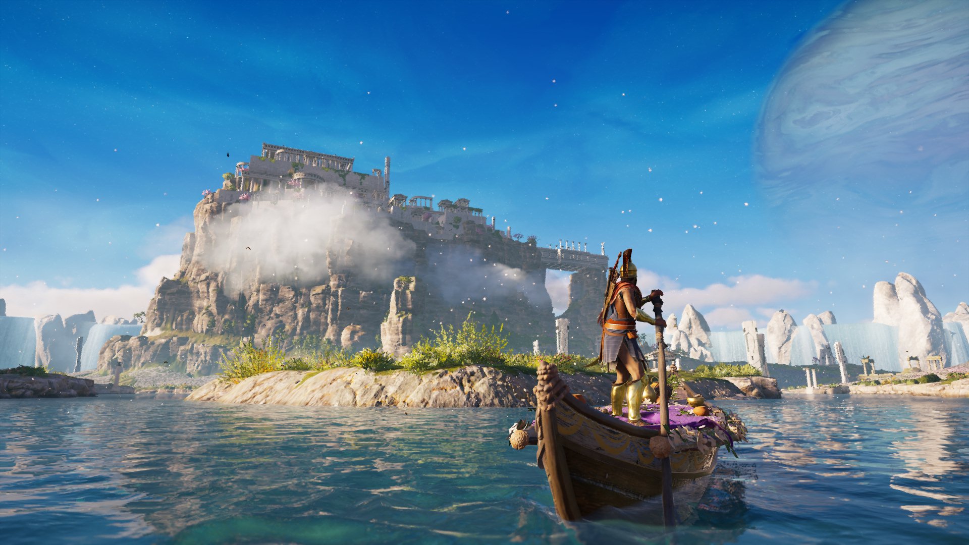 Assassin Creed Odyssey Assassins Creed Video Games PC Gaming Screen Shot Boat 1920x1080