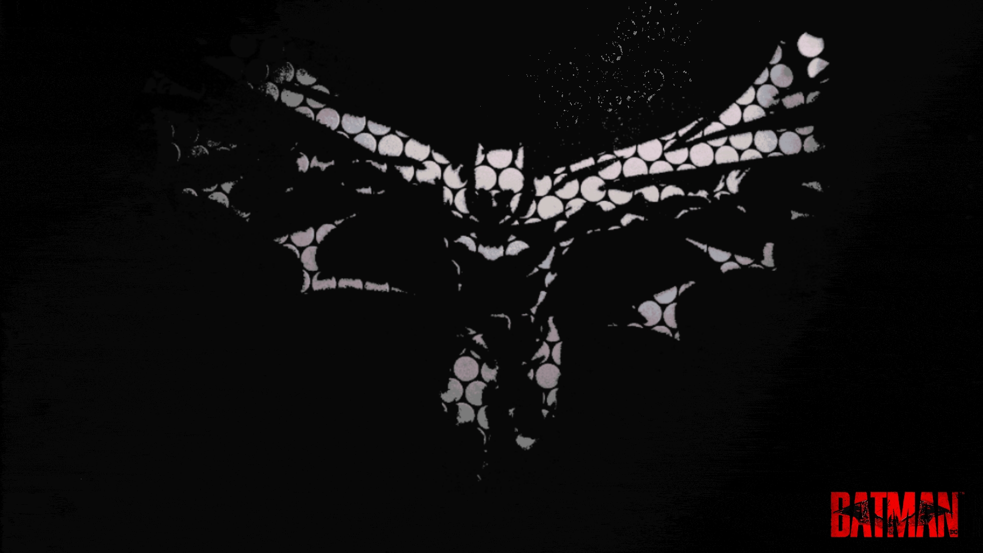 Batman The Batman 2022 Black Background Dark DC Comics Vector Batman Logo 1920x1080