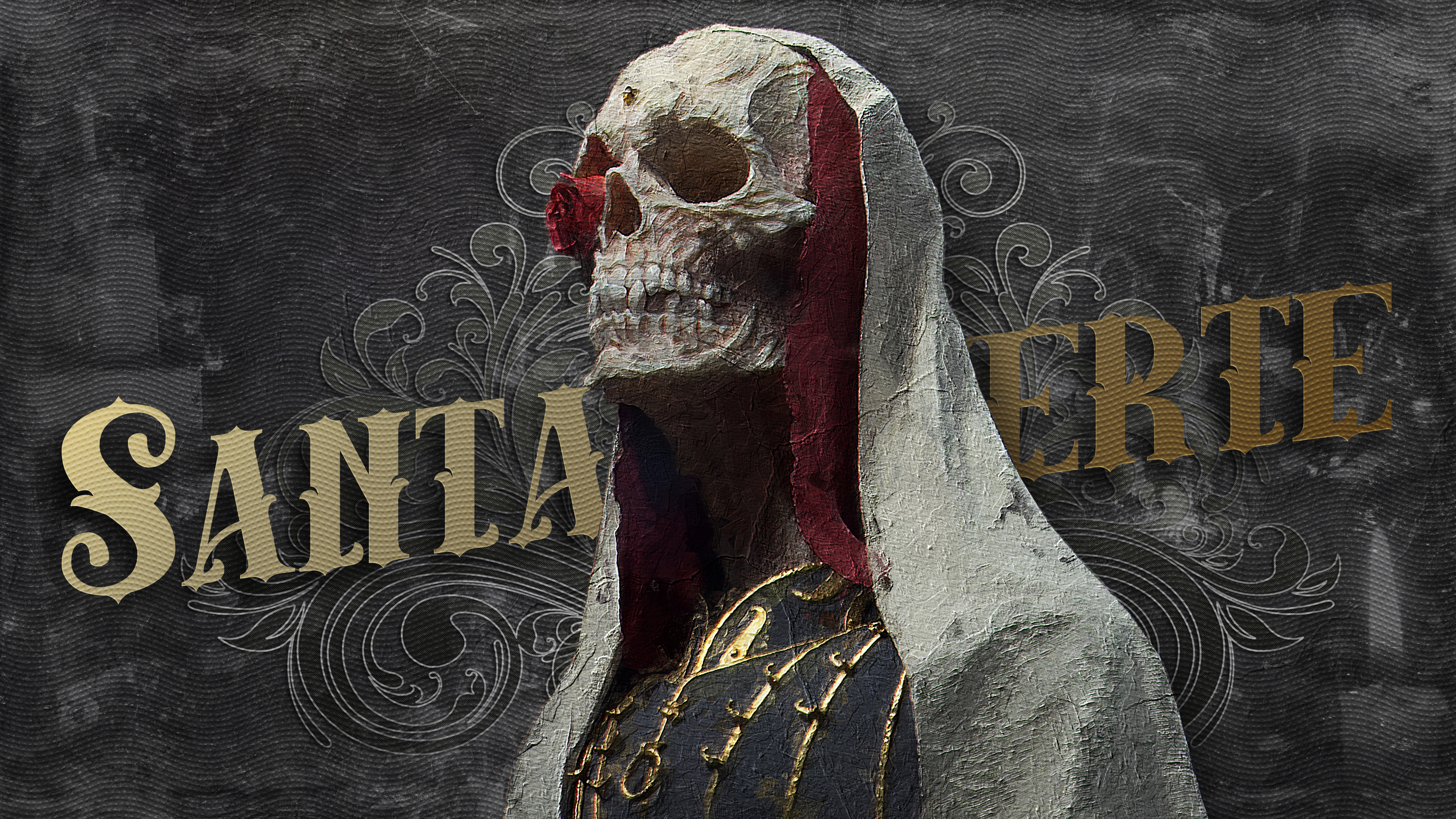 Santa Muerte Mexico Skull Death Character Pagan 3142x1767