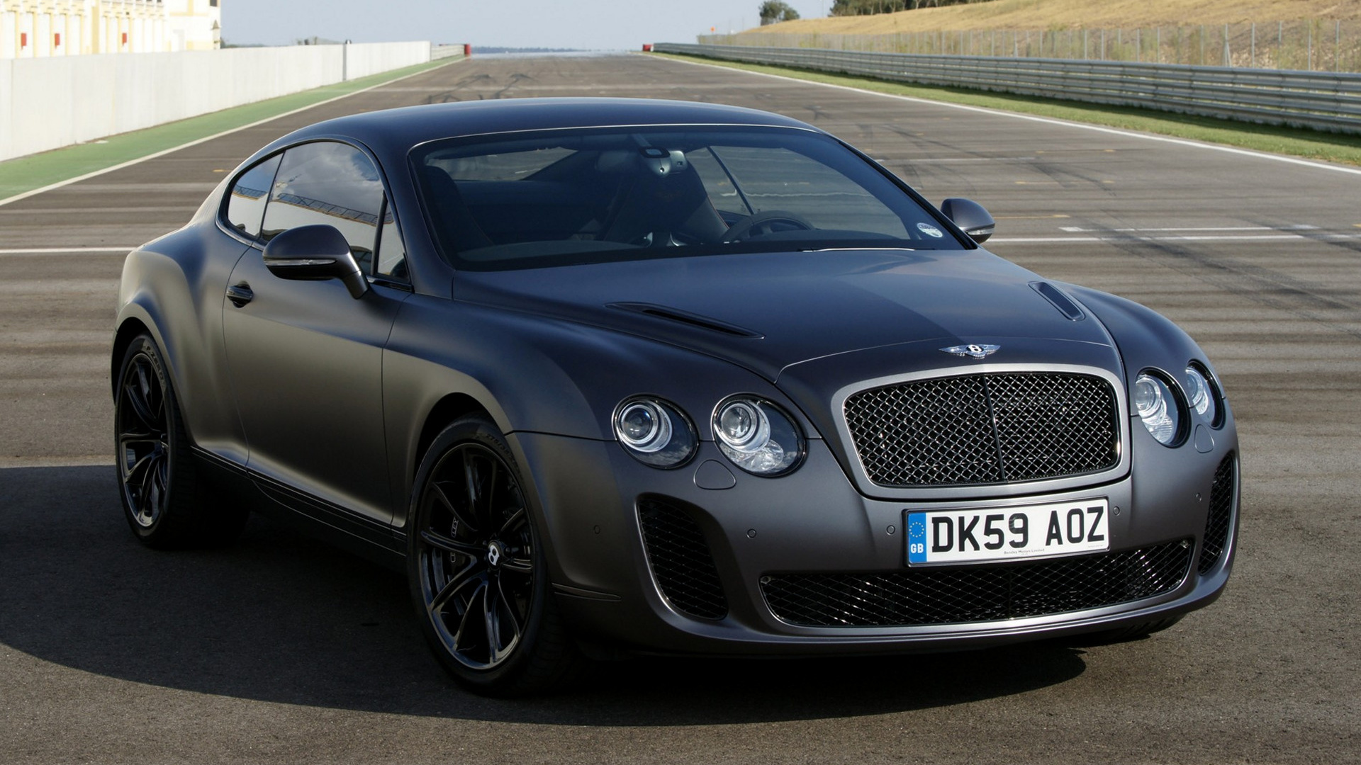 Bentley Continental Supersports Black Car Car Coupe Fastback Grand Tourer Luxury Car 1920x1080