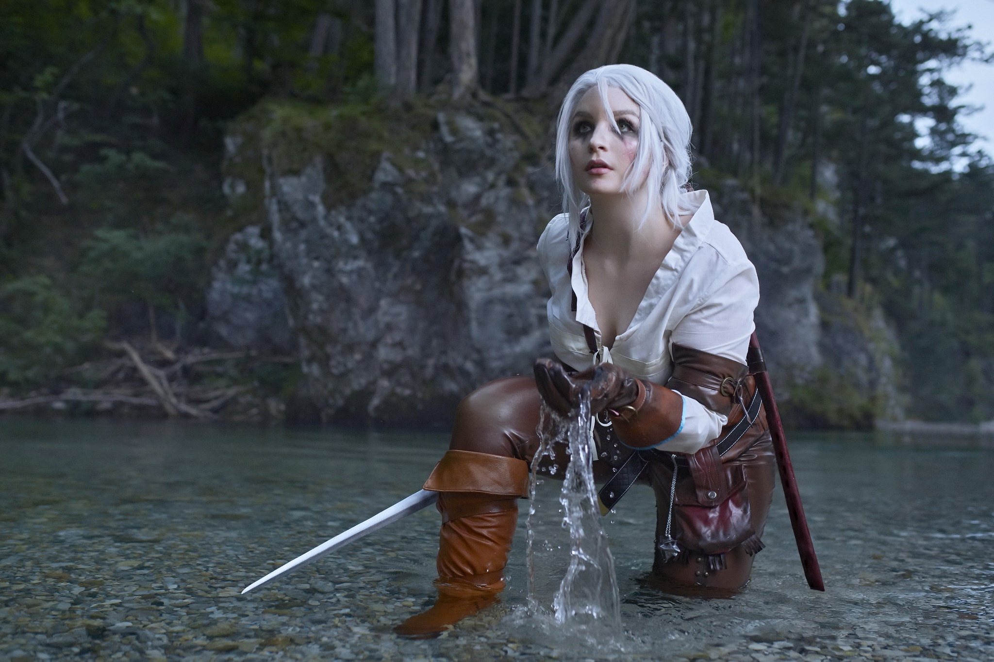 Cosplay The Witcher 3 Wild Hunt Women Cirilla Fiona Elen Riannon Fantasy Girl Video Game Girls Video 2048x1365