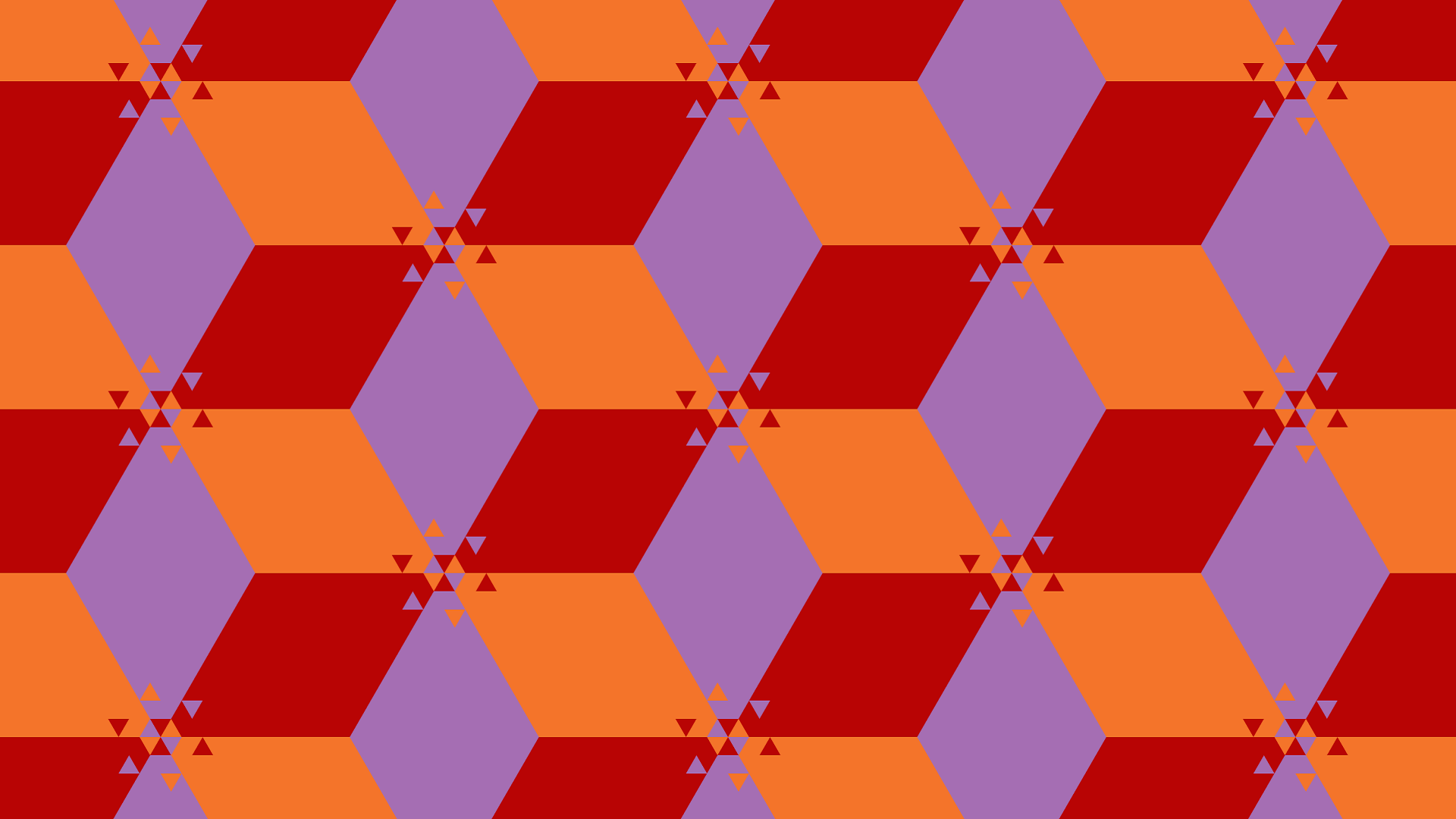 Cube Colors Geometry Pattern 1920x1080