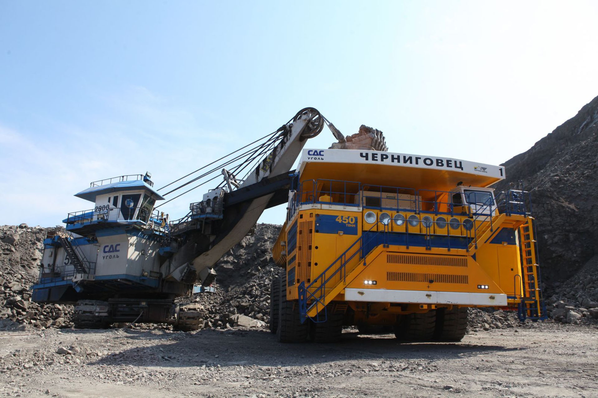 Vehicle Machine Truck Earthmovers Excavation 1920x1280