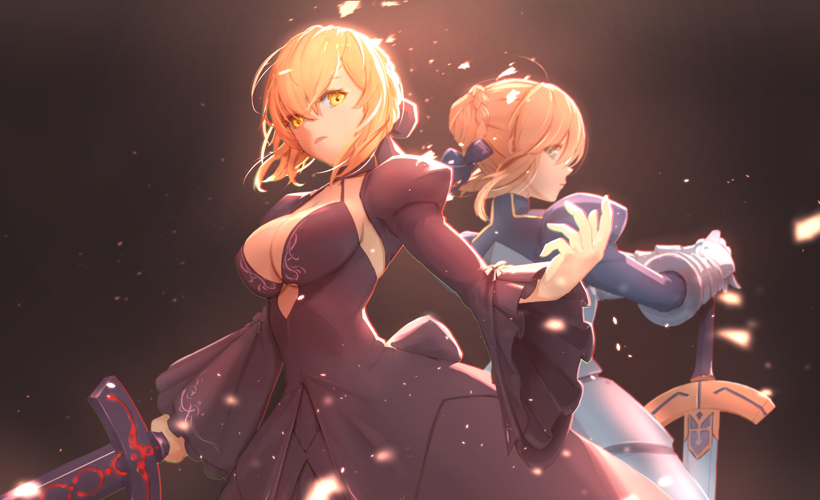Anime Anime Girls Excalibur Fate Series Fate Stay Night Fate Stay Night Heavens Feel Fate Grand Orde 1641x1000