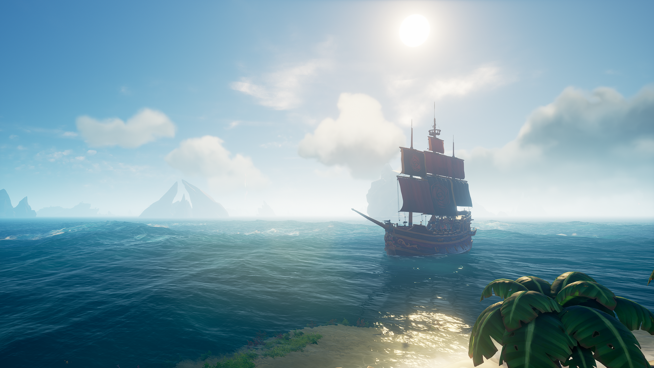 Sea Of Thieves Screen Shot Ship PC Gaming Video Games 2560x1440