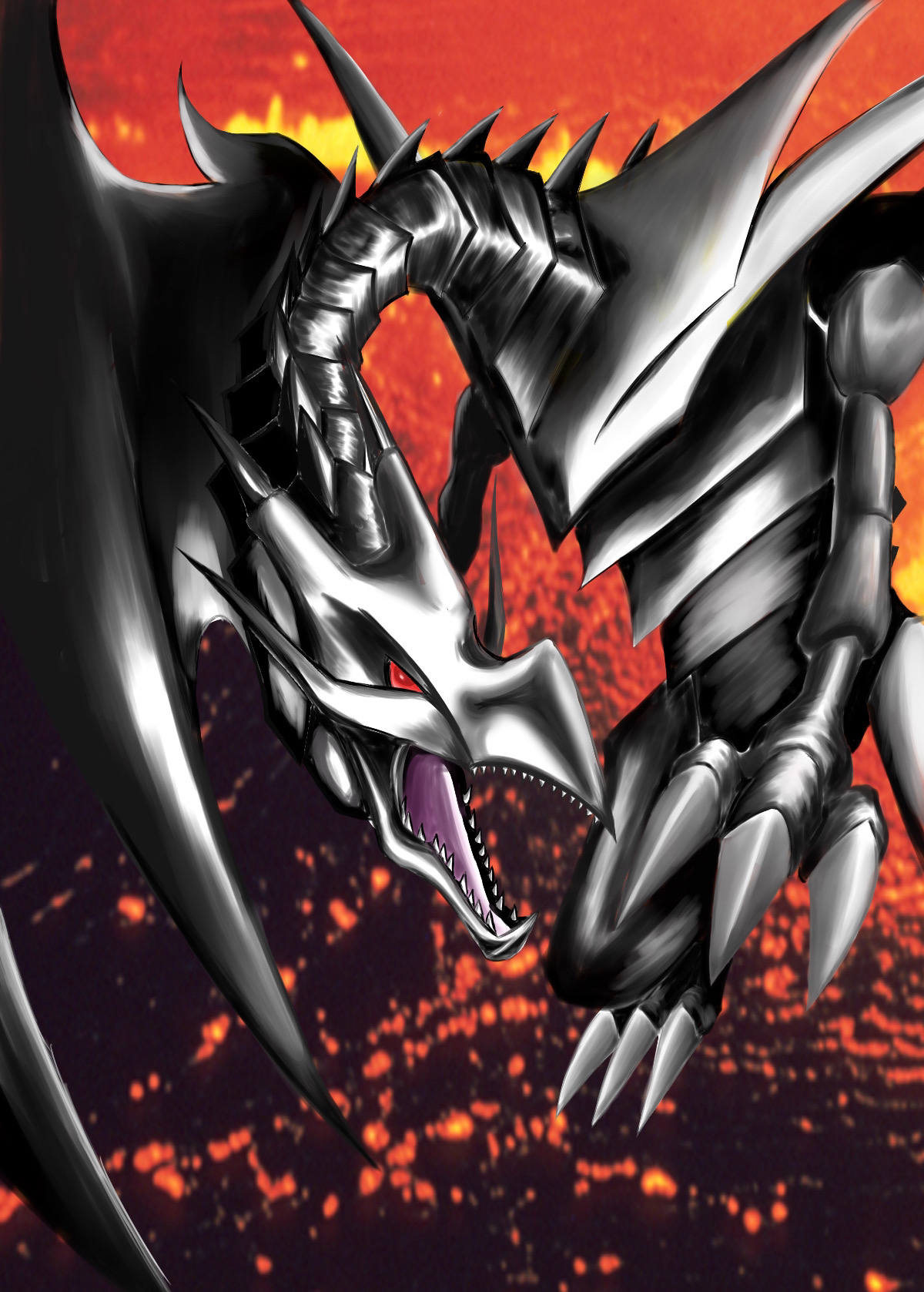 Anime Trading Card Games Dragon Yu Gi Oh Red Eyes B Dragon Artwork Digital  Art Fan Art Wallpaper - Resolution:1200x1677 - ID:1279001 