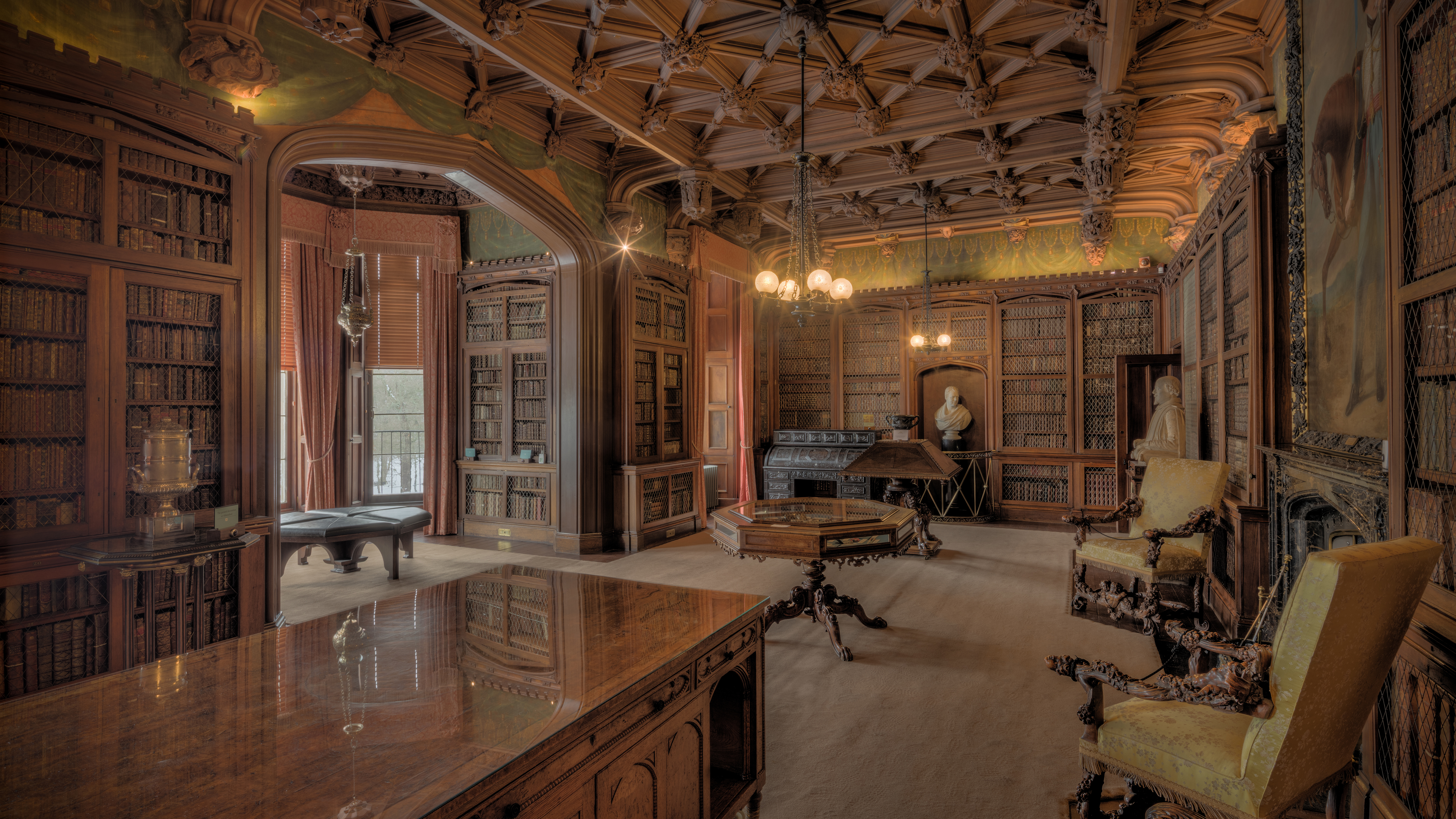 Michael Beckwith Library Mansion Brown 5000x2813
