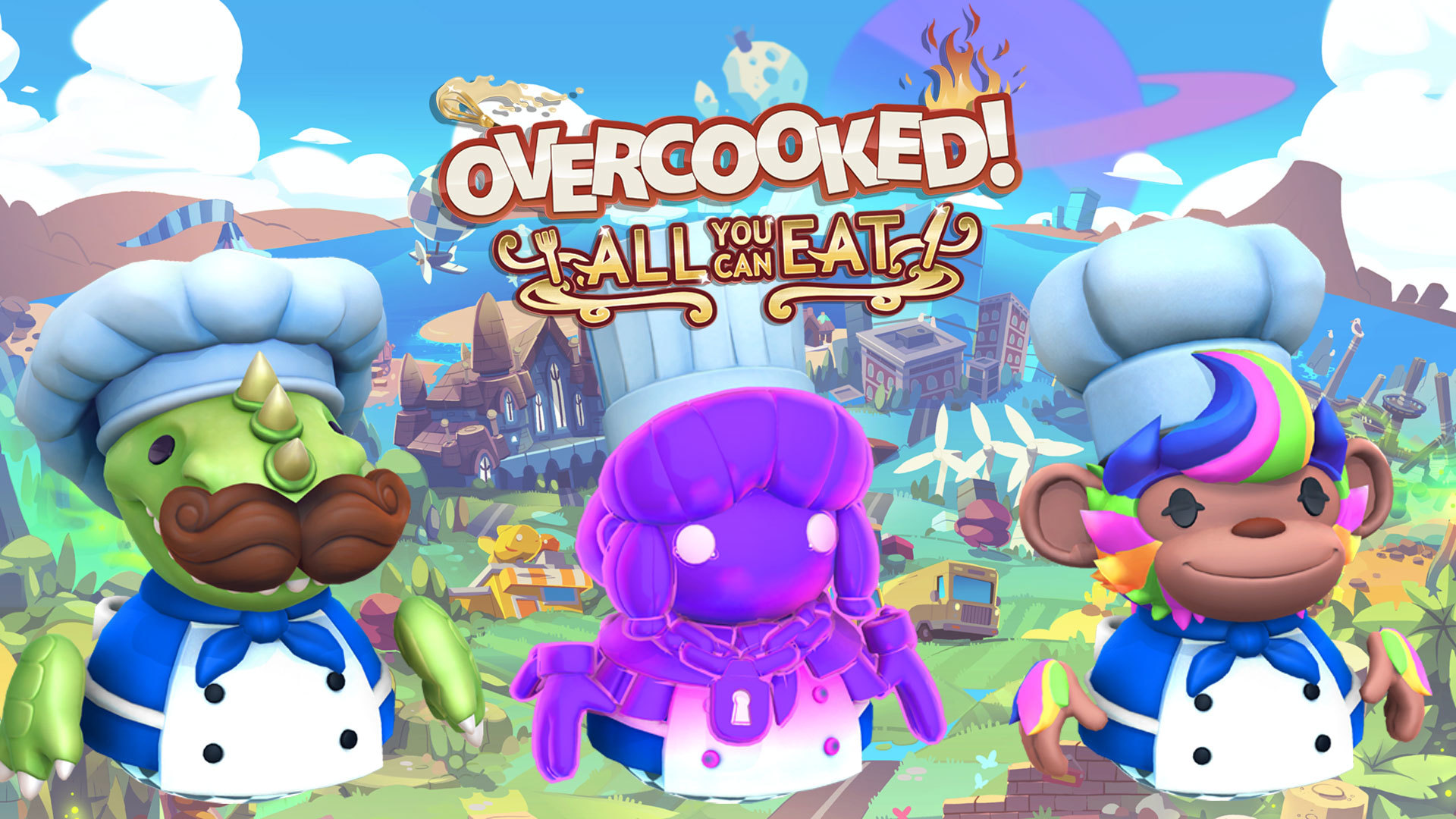 Video Game Overcooked All You Can Eat 1920x1080