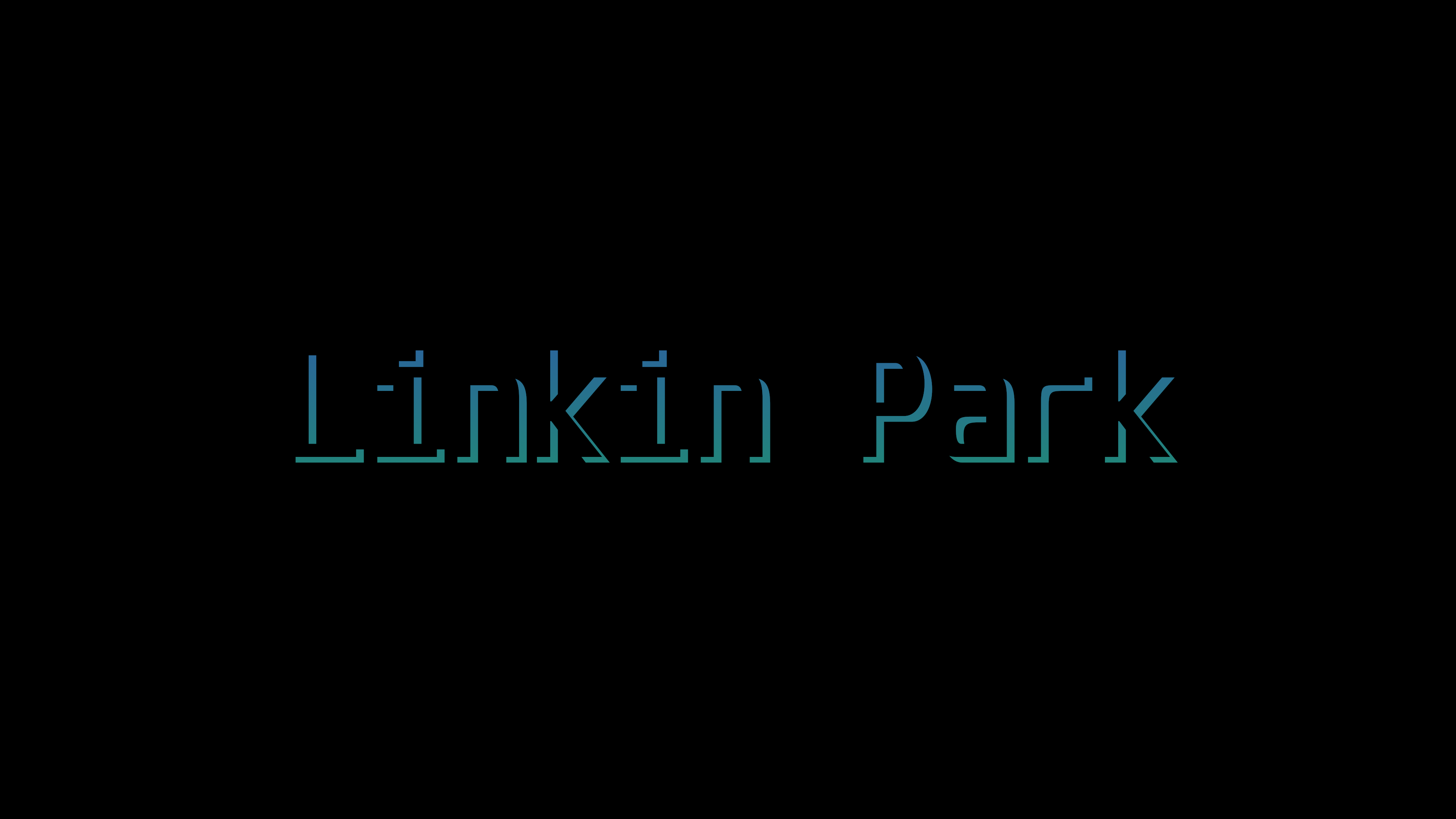 Linkin Park Metal Band Text 3840x2160