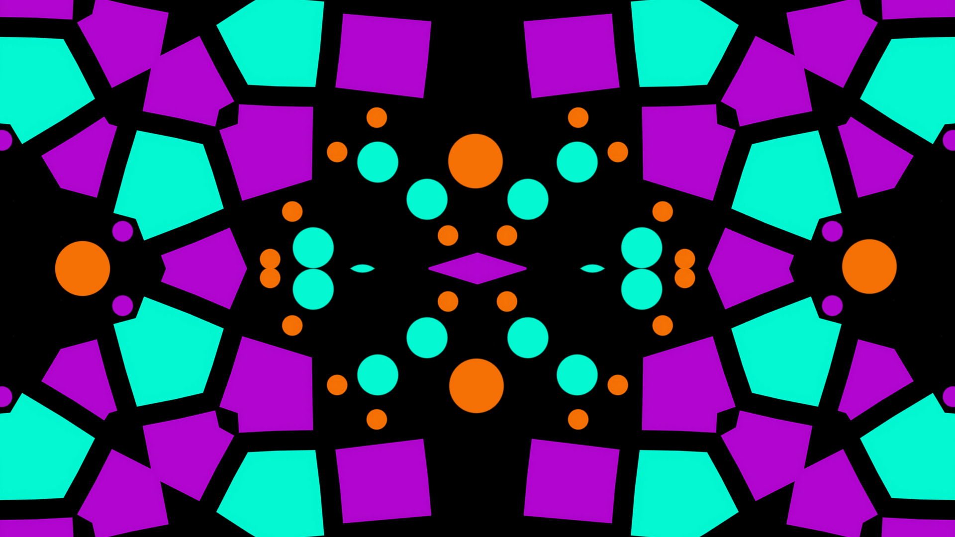 Circle Colorful Geometry 1920x1080