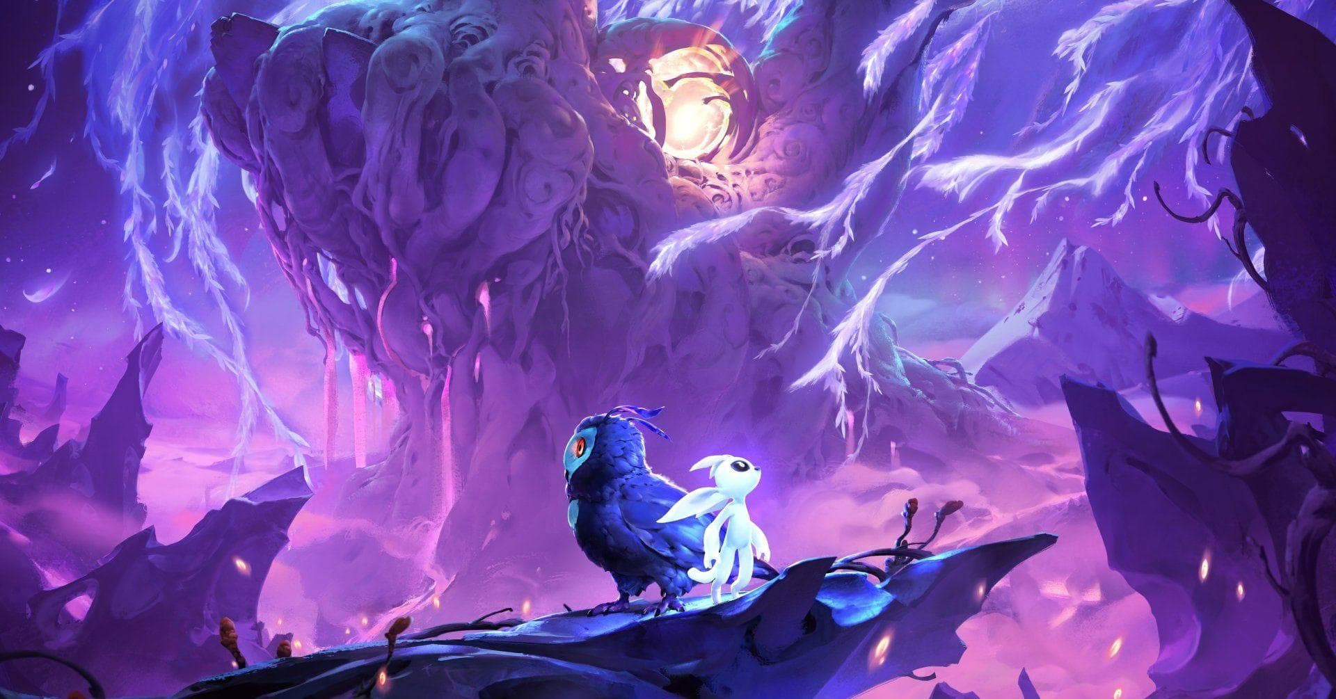 Ori And The Will Of The Wisps Video Games Artwork Fantasy Art Creature 1920x1005