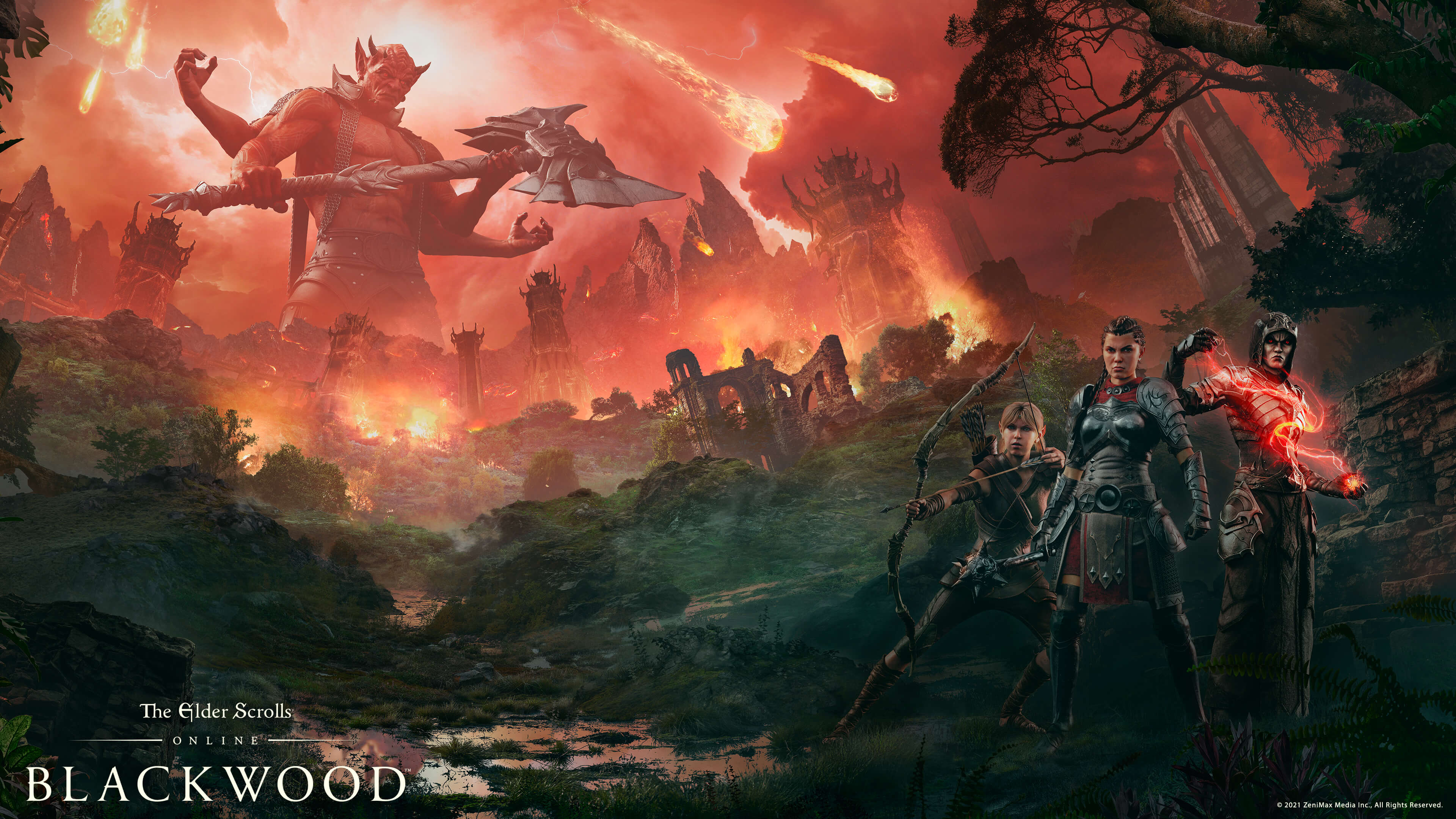 The Elder Scrolls Online The Elder Scrolls Online Blackwood RPG Video Games PC Gaming 2021 Year 3840x2160