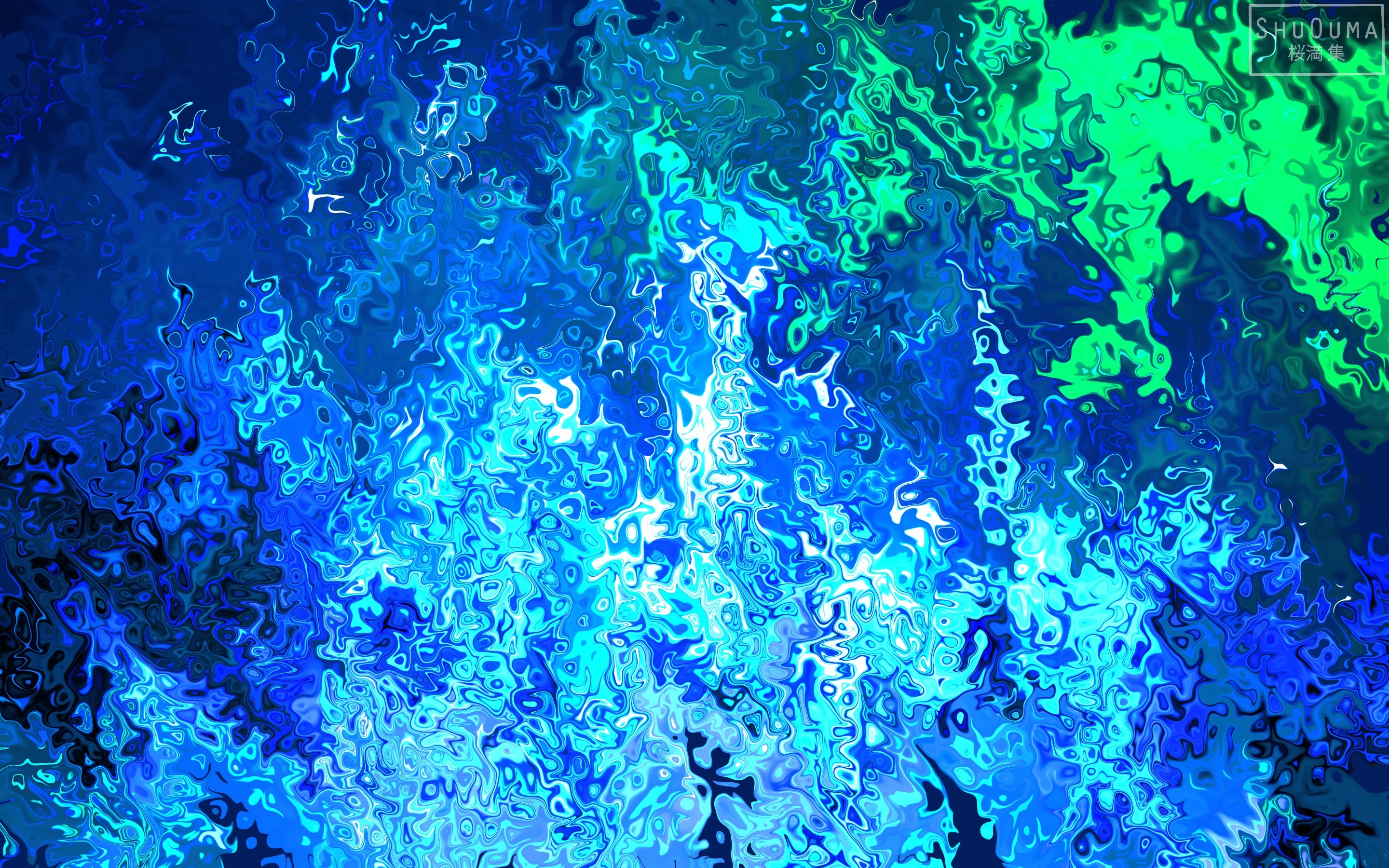 Abstract Blue 2880x1800