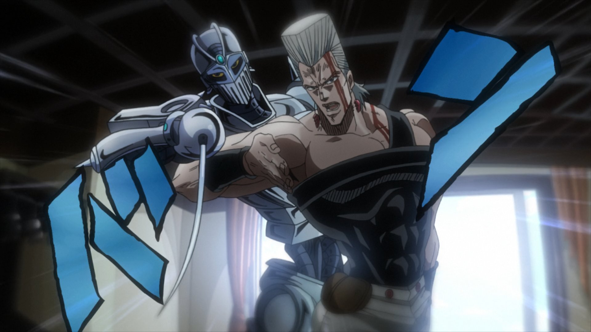 Jean Pierre Polnareff JoJos Bizarre Adventure Stardust Crusaders Anime Anime Screenshot Artwork Digi 1920x1080