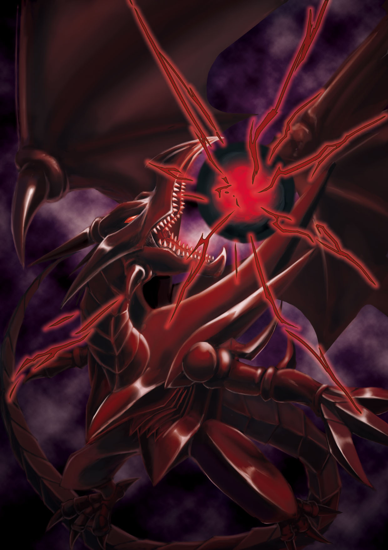 Red Eyes B Dragon Dragon Anime Trading Card Games Yu Gi Oh Artwork Digital Art Fan Art 1240x1754