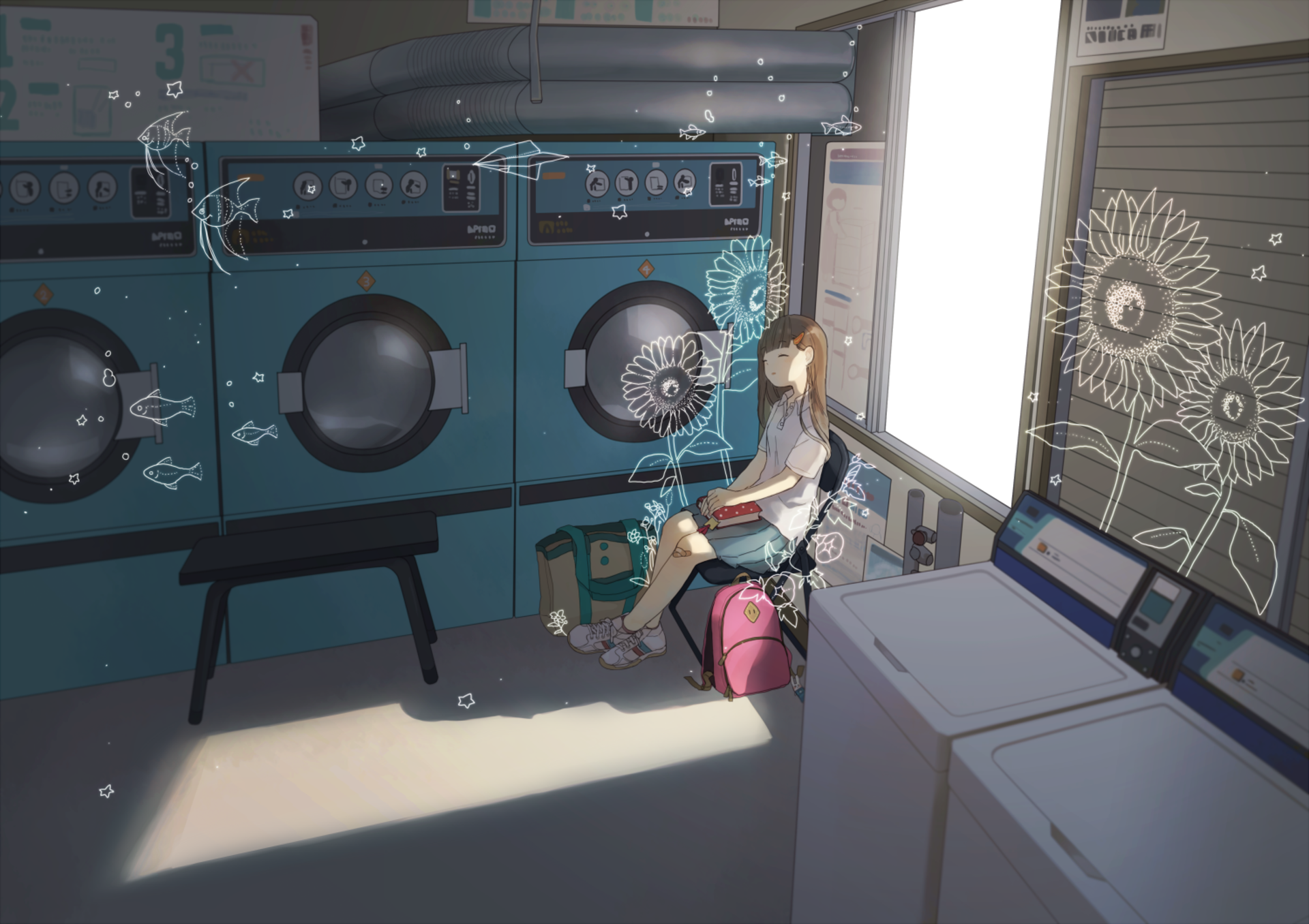 Girl Laundry 1920x1356