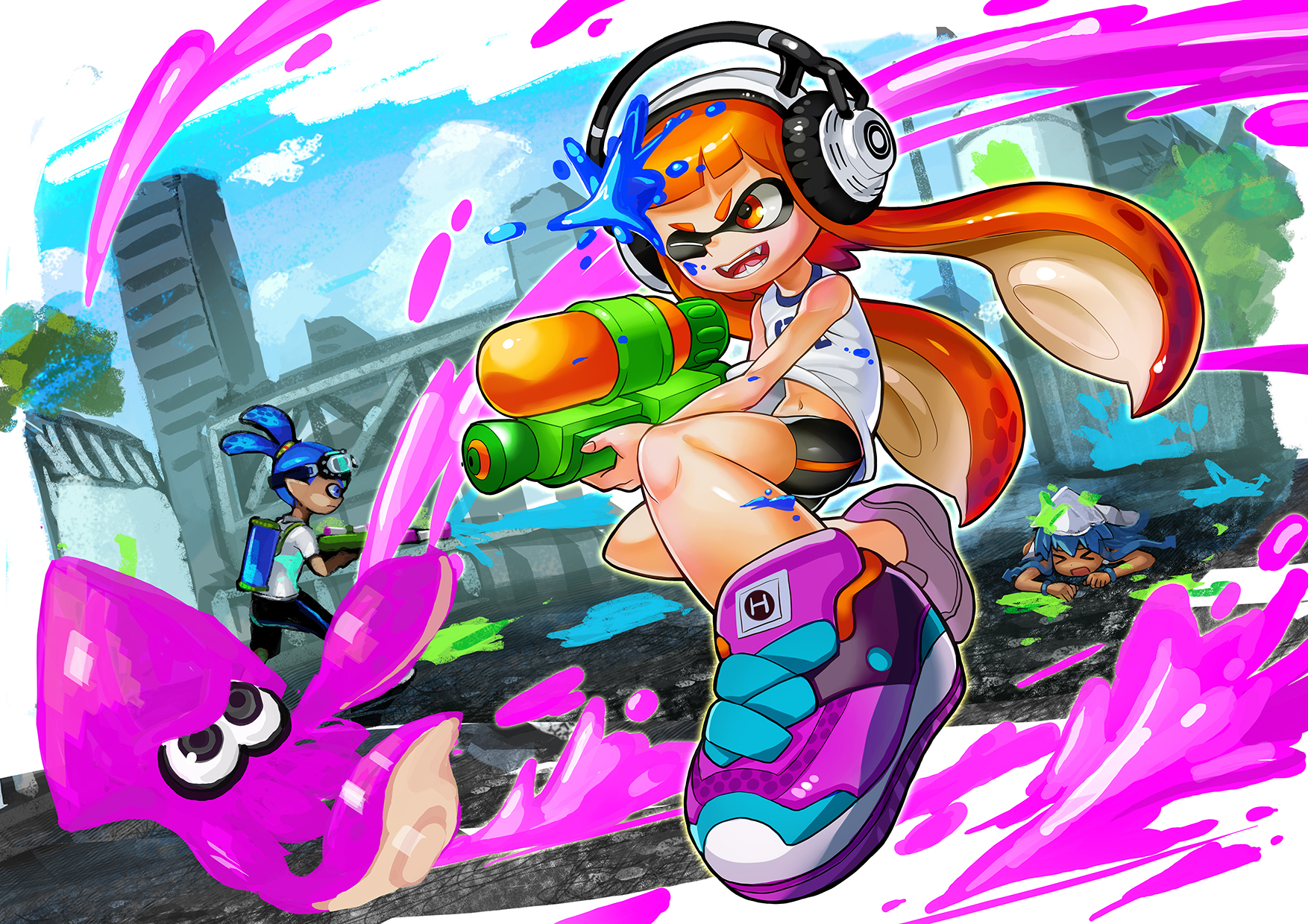 Inkling Splatoon 1754x1240