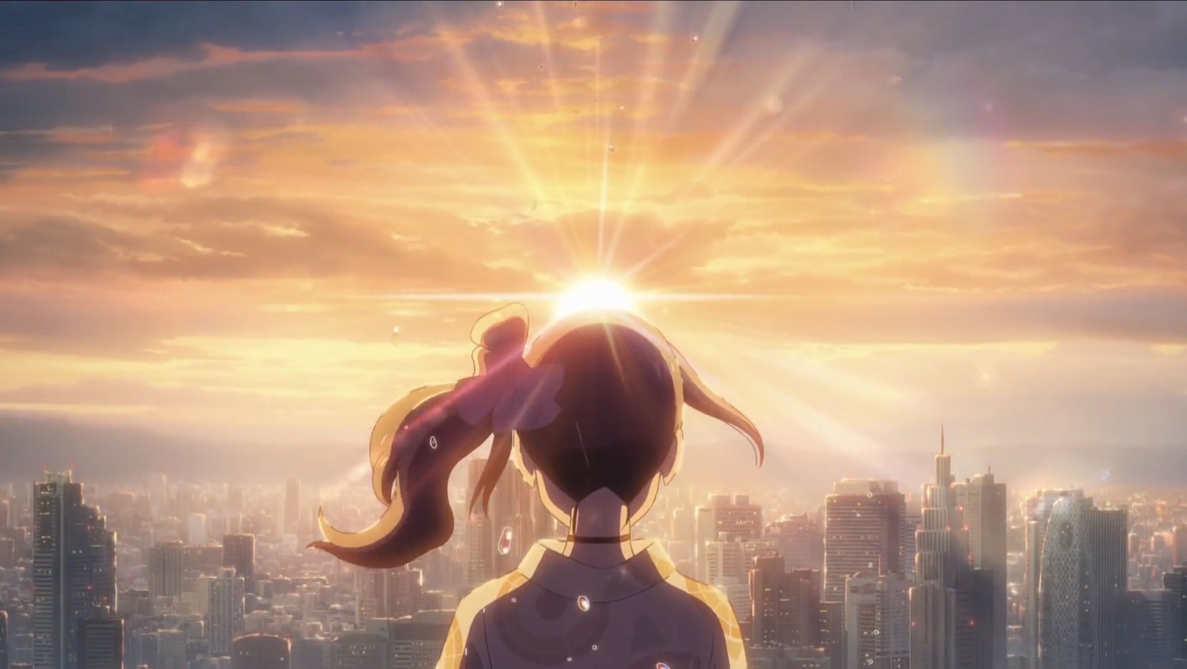 Tenki No Ko Anime Anime Girls Hina Amano Makoto Shinkai 2387x1345