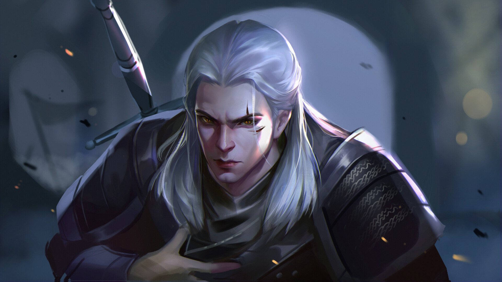 Geralt Of Rivia Fan Art 1920x1080