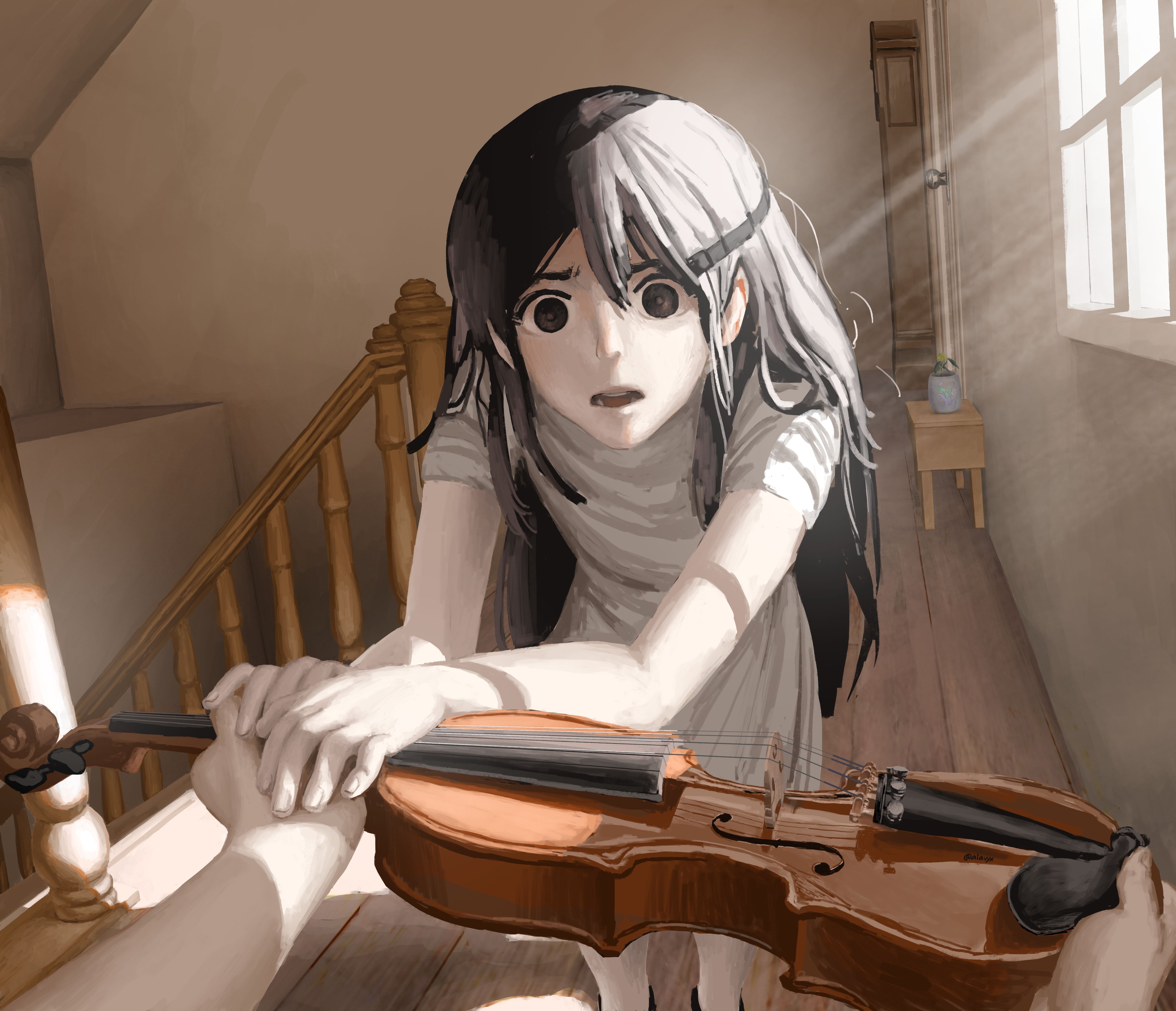 Violin Mari Omori 4096x3523