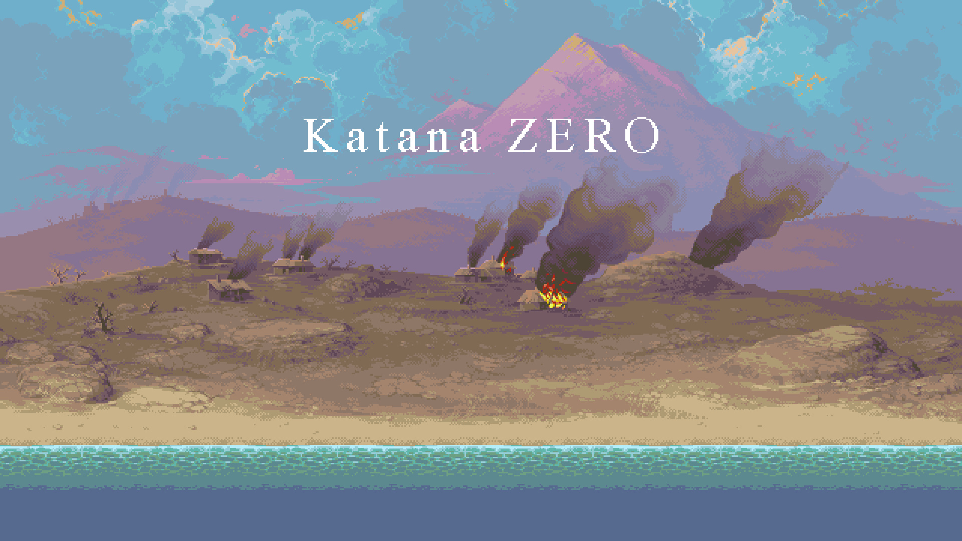 Katana Zero Screen Shot Video Games Pixelated 1920x1080