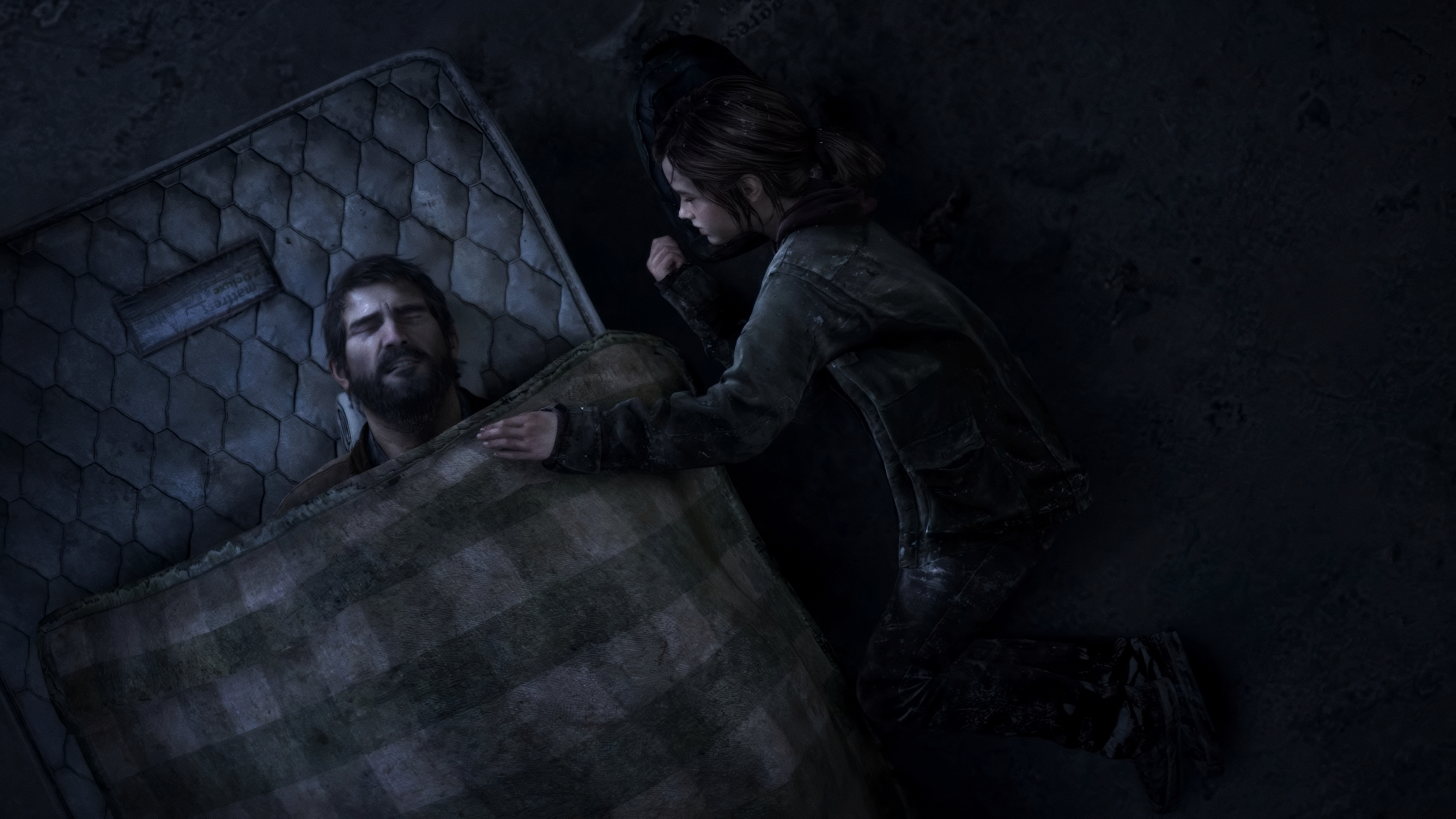 The Last Of Us Joel Miller Ellie Video Games Screen Shot 3840x2160