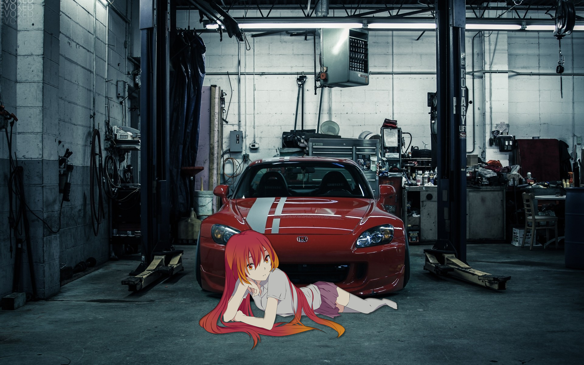 S2k JDM Anime Girls Picture In Picture 1920x1200