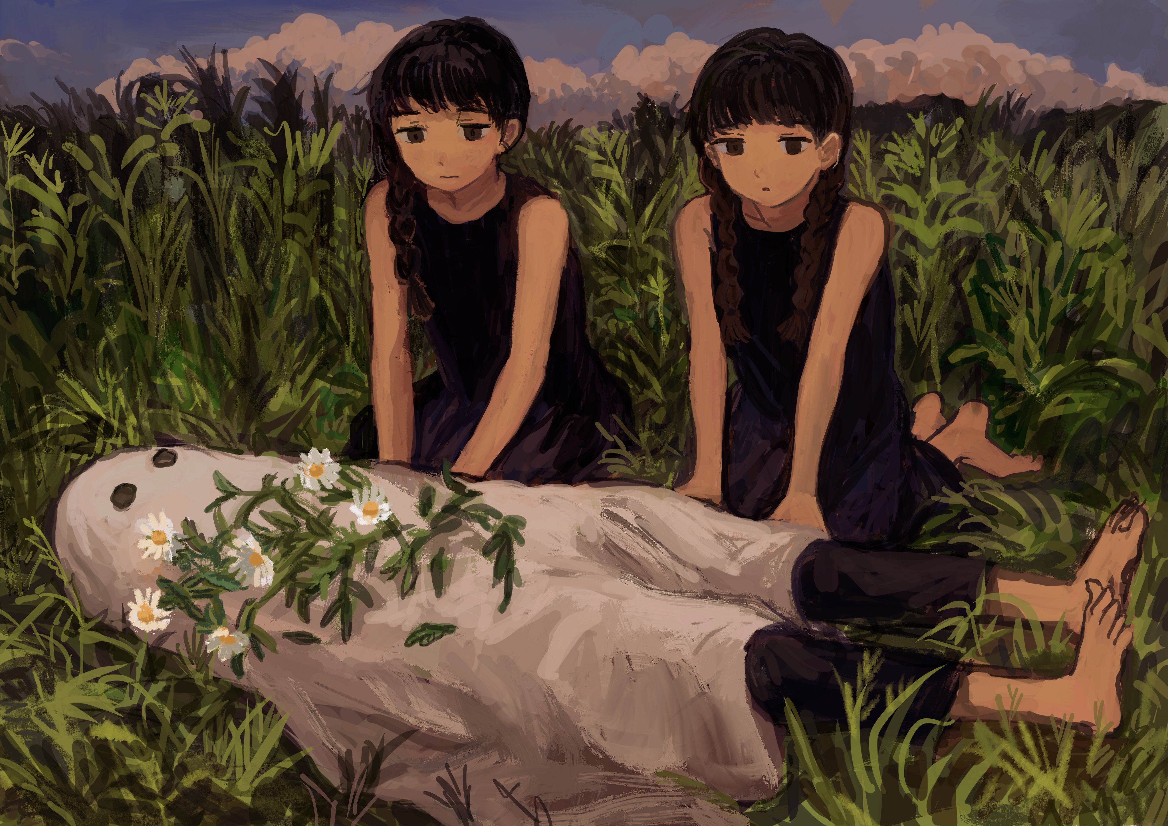 Anime Anime Girls Original Characters Ghost Wallpaper -  Resolution:4093x2894 - ID:1285002 