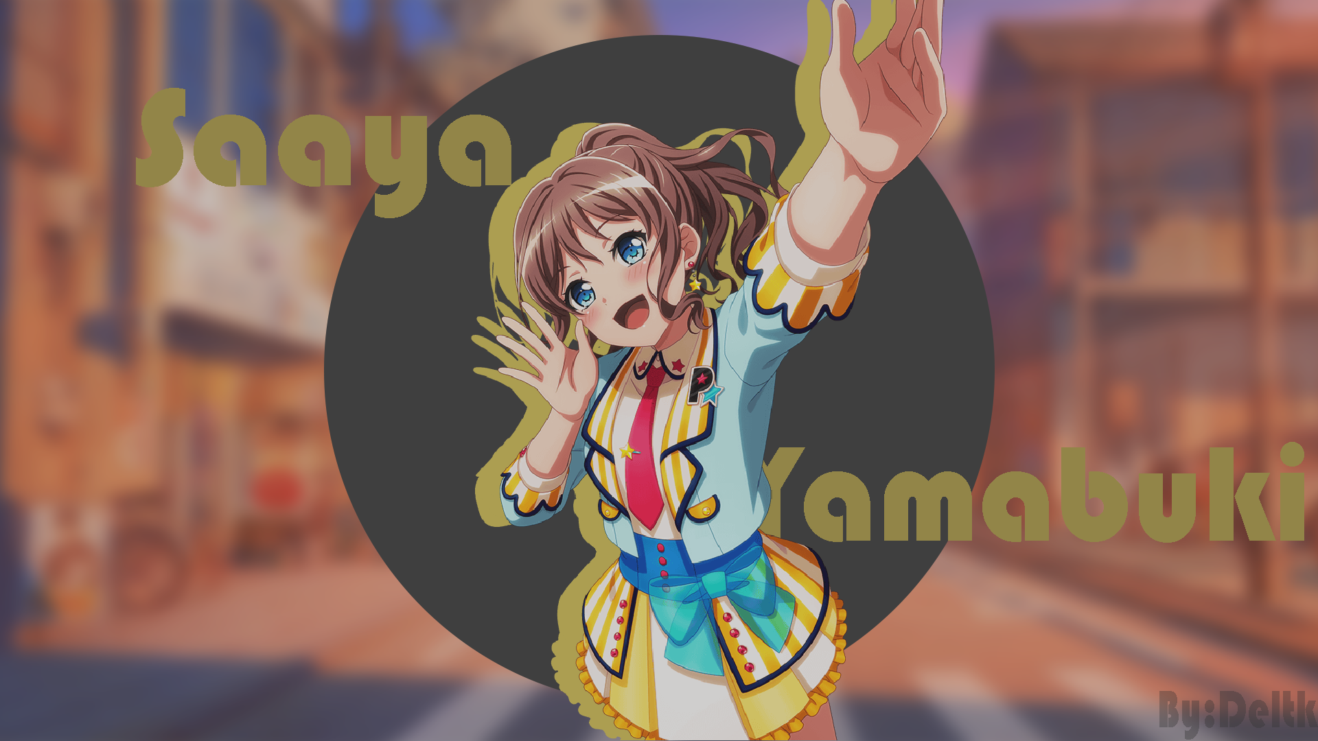 Yamabuki Saaya BanG Dream Anime Girls Anime Games 1920x1080