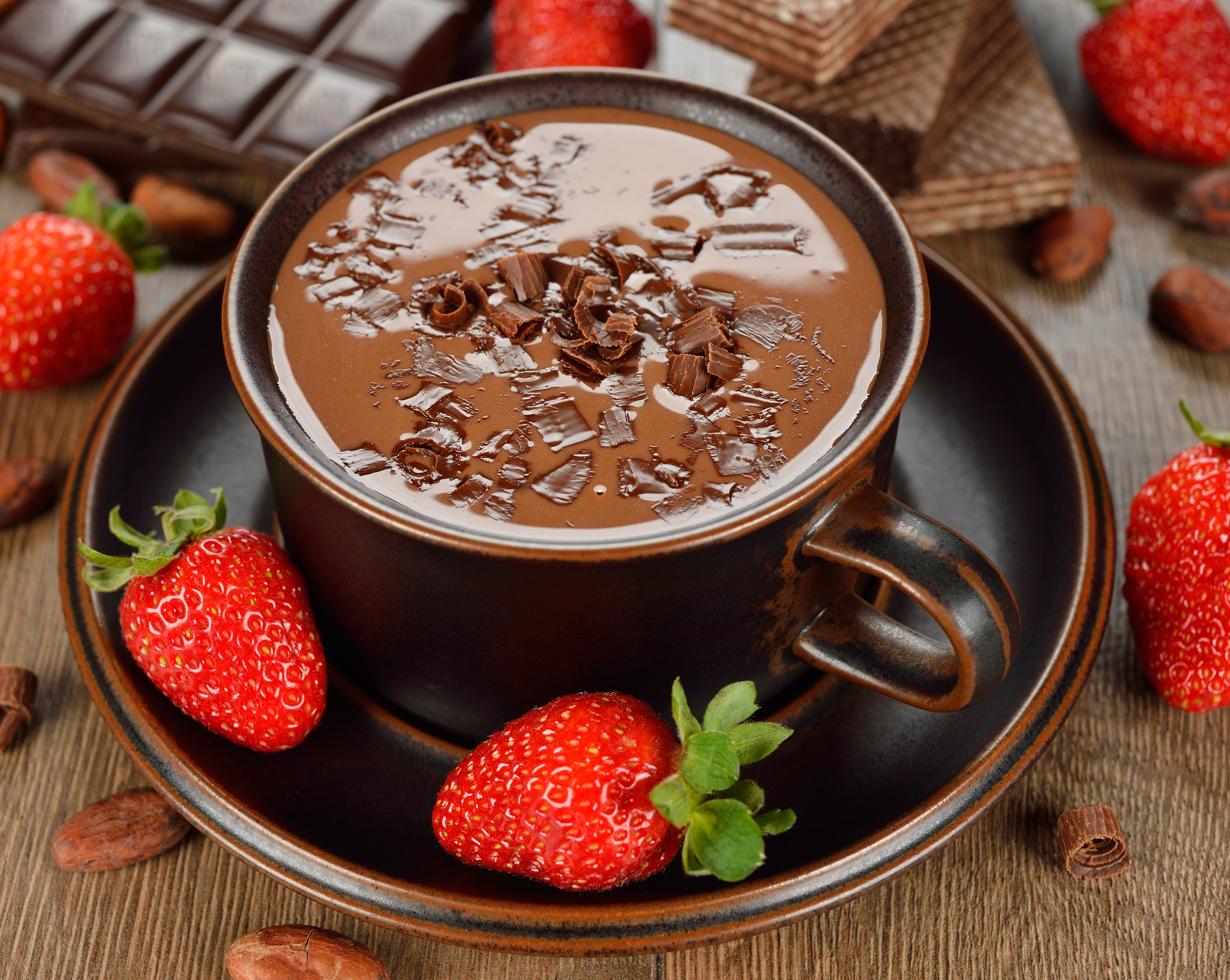 Cup Chocolate Strawberry 5041x4016