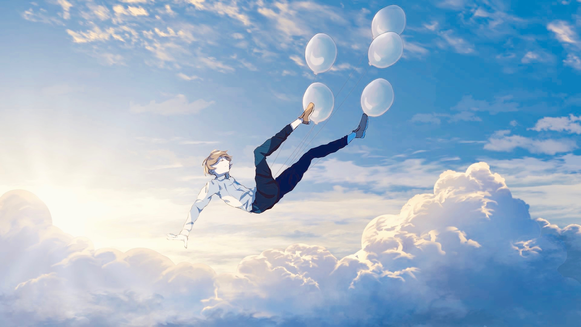 Sky Cloud Balloon 1920x1080