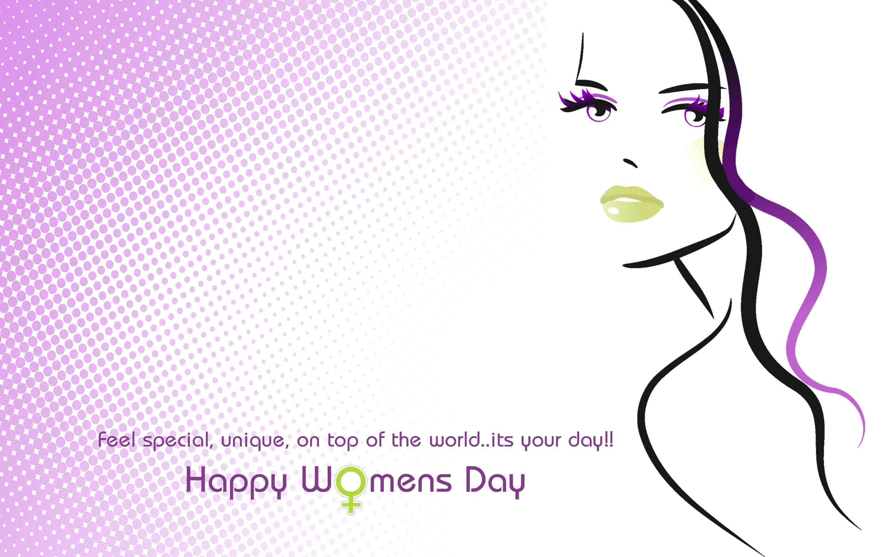Statement Woman Girl Face Happy Women 039 S Day 2880x1800