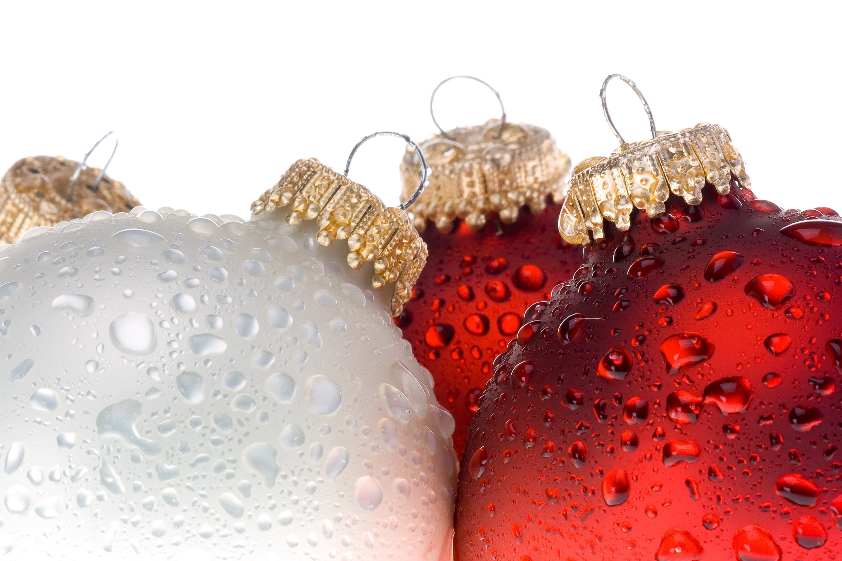 Christmas Ornaments Water Drop Bauble 2880x1920