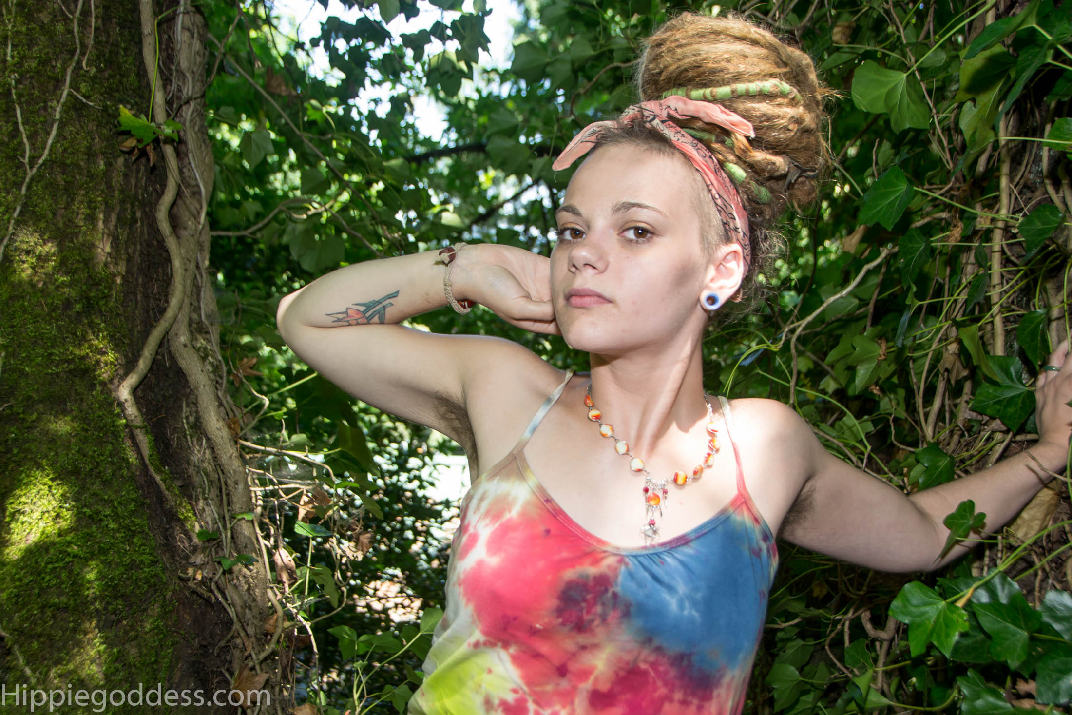 Dreadlocks Hippie Women Model Women Outdoors 2200x1467