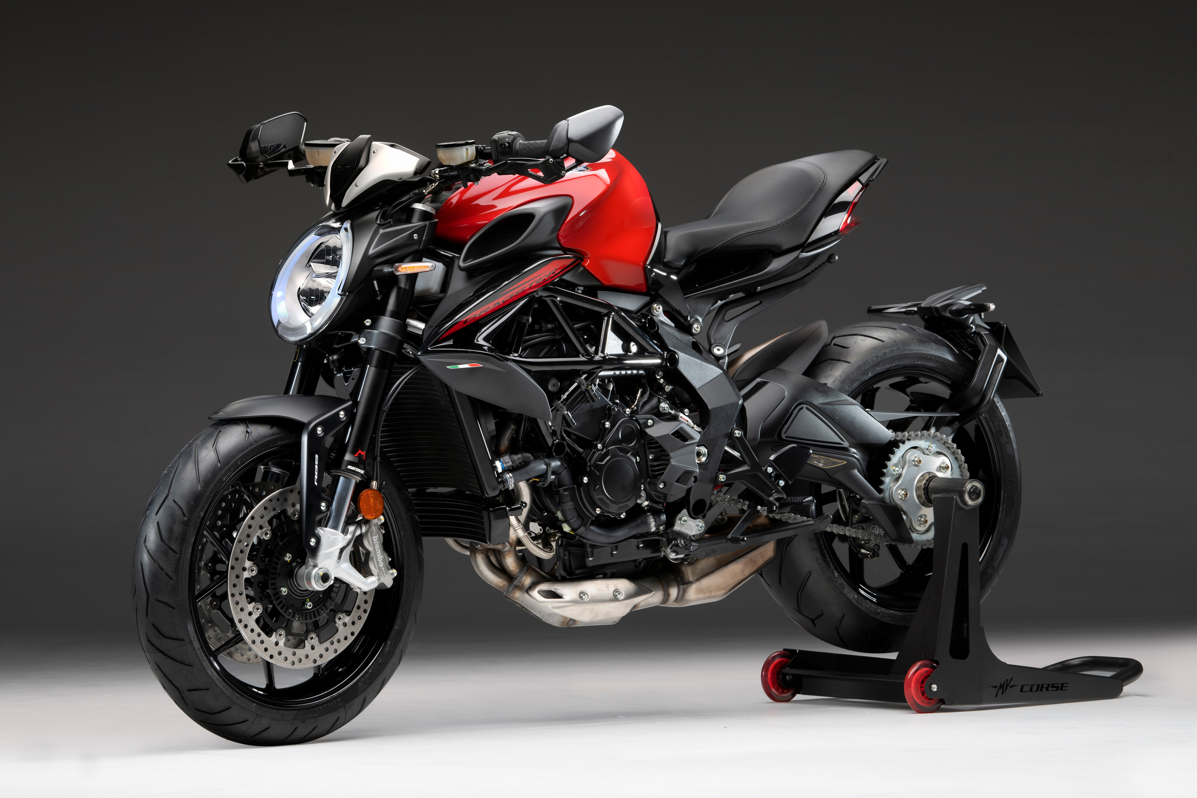 MV Agusta Motorcycle Superbike Vehicle Simple Background 3840x2560