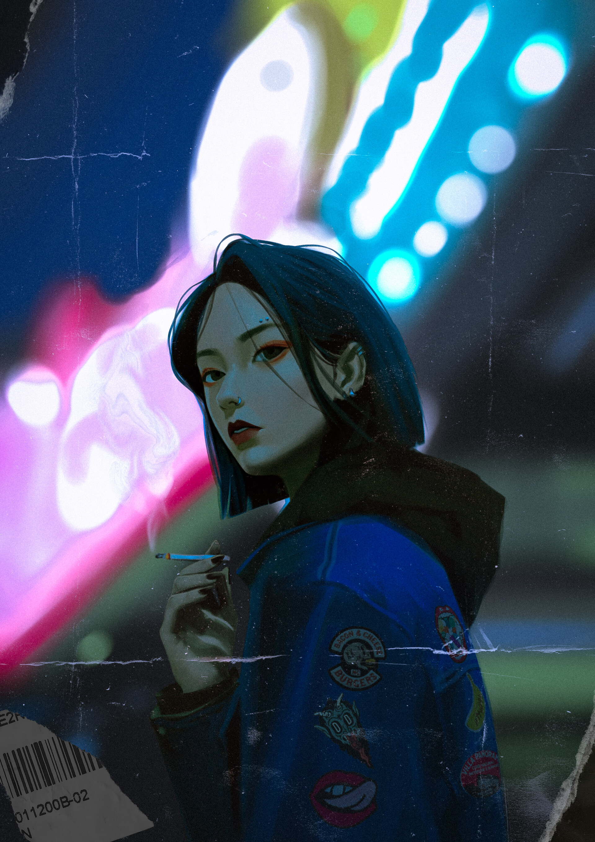 Smoking Anime Girl Japan' Poster by AestheticAlex | Displate
