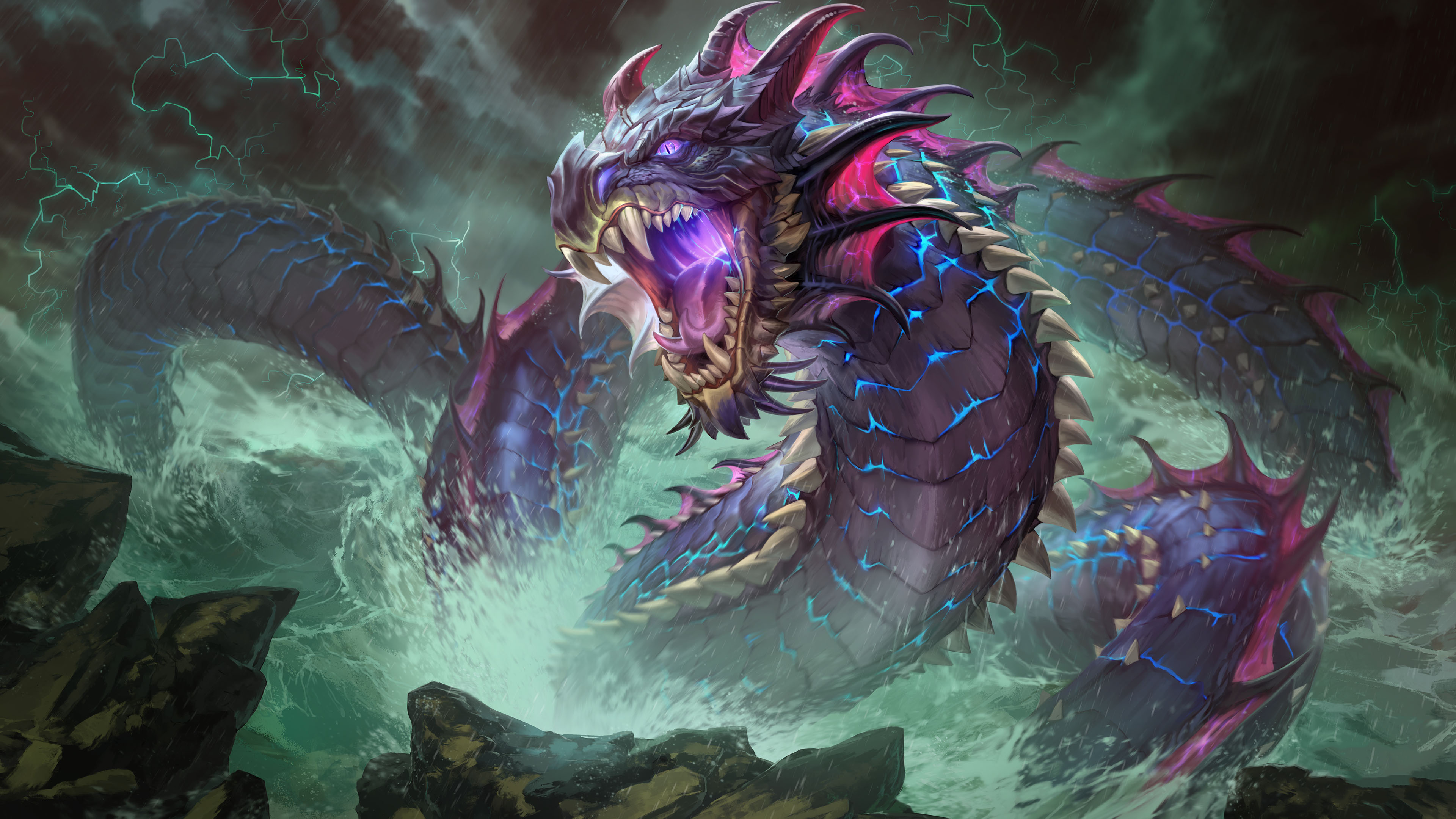 Jormungandr Smite 3840x2160