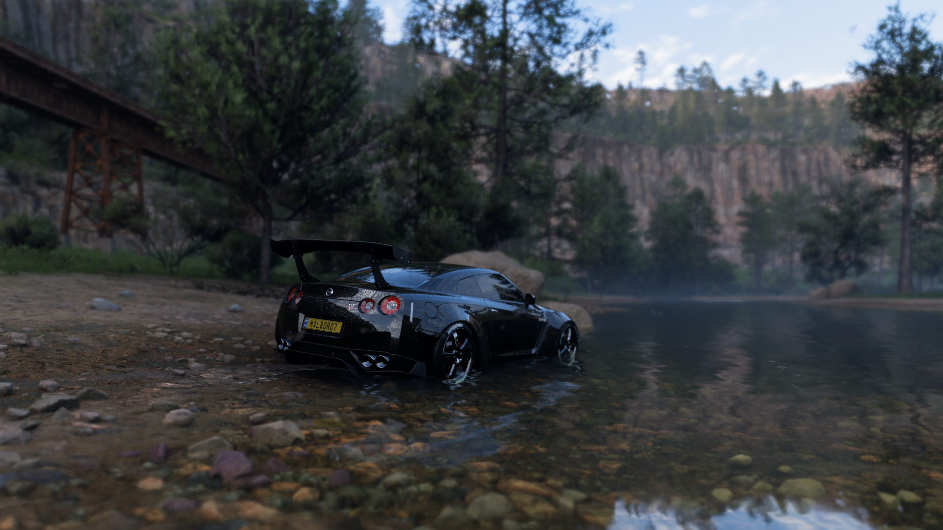 Forza Horizon 5 Mexico Landscape Video Games Nissan Nissan GT R Japanese Cars 1920x1080