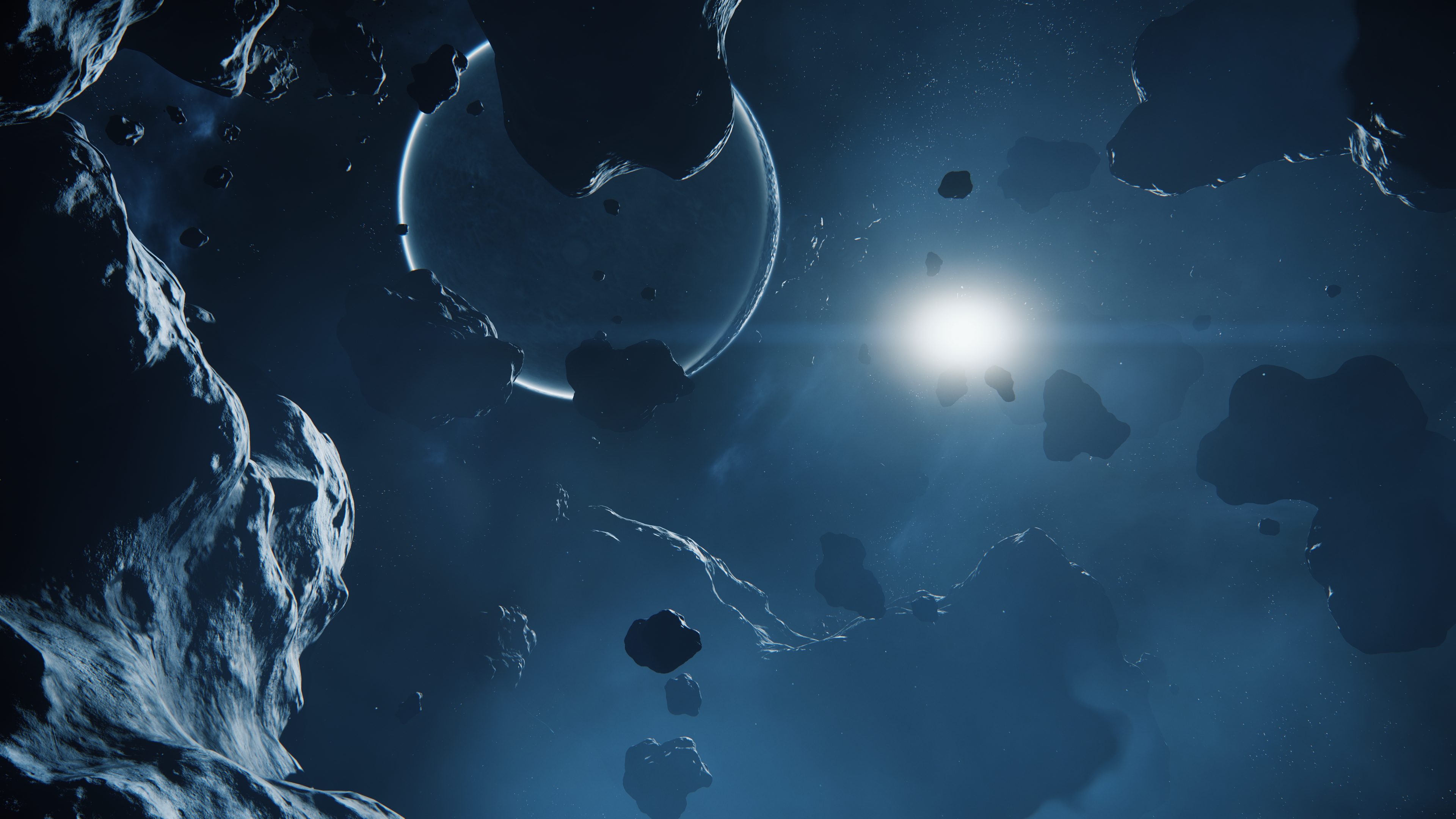 Space Delamar Star Citizen Levski Star Citizen Asteroid 3840x2160