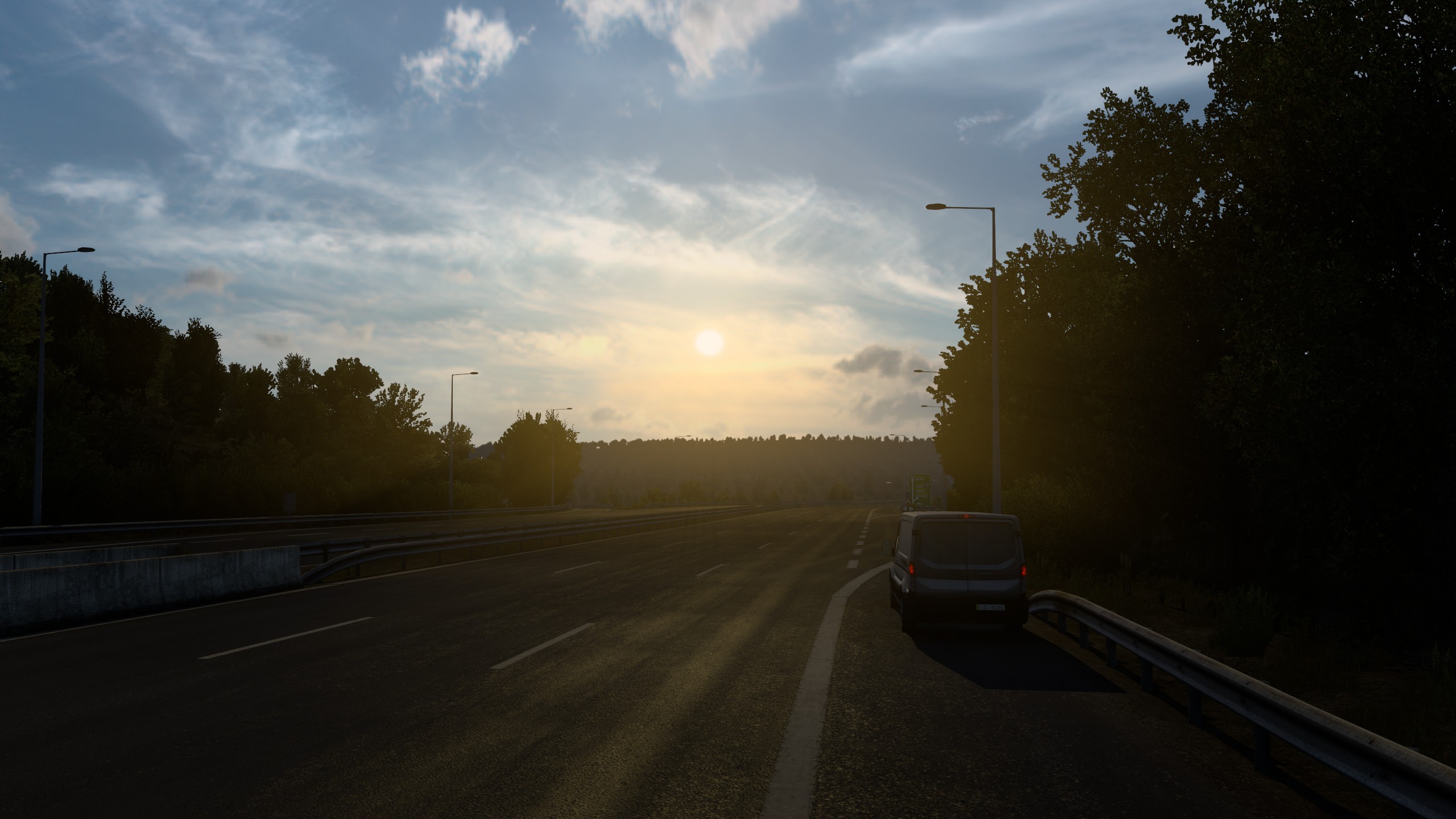 Sunrise Highway Euro Truck Simulator 2 2560x1440