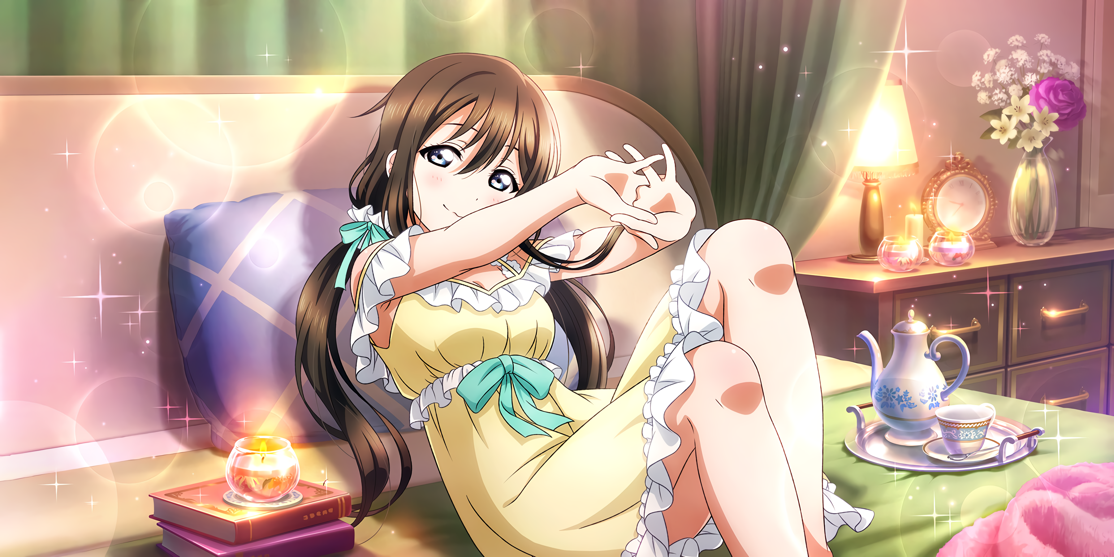 Love Live Love Live Sunshine Love Live Series Osaka Shizuku Anime Girls 3600x1800