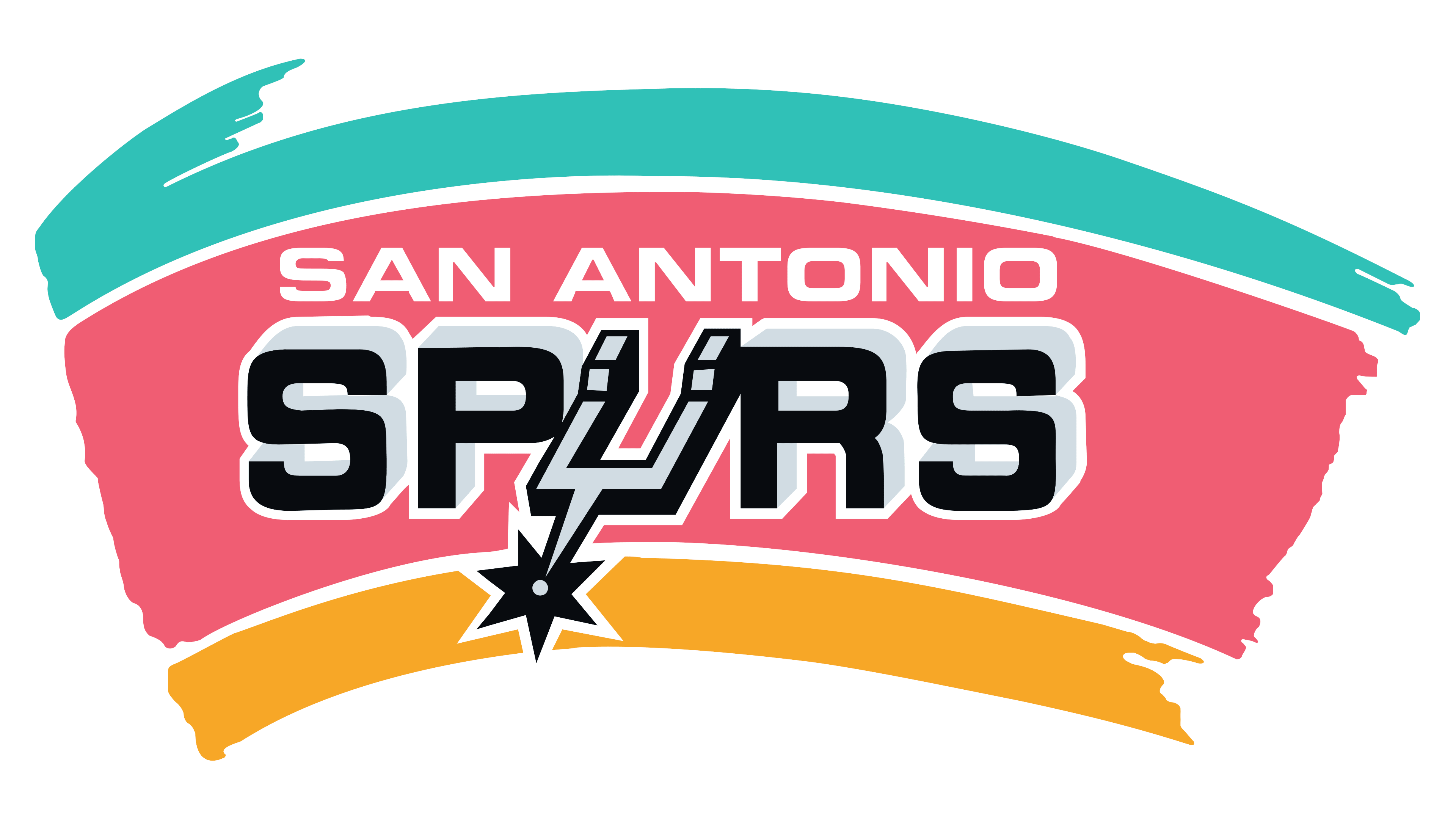 Crest Emblem Logo Nba San Antonio Spurs 3840x2160