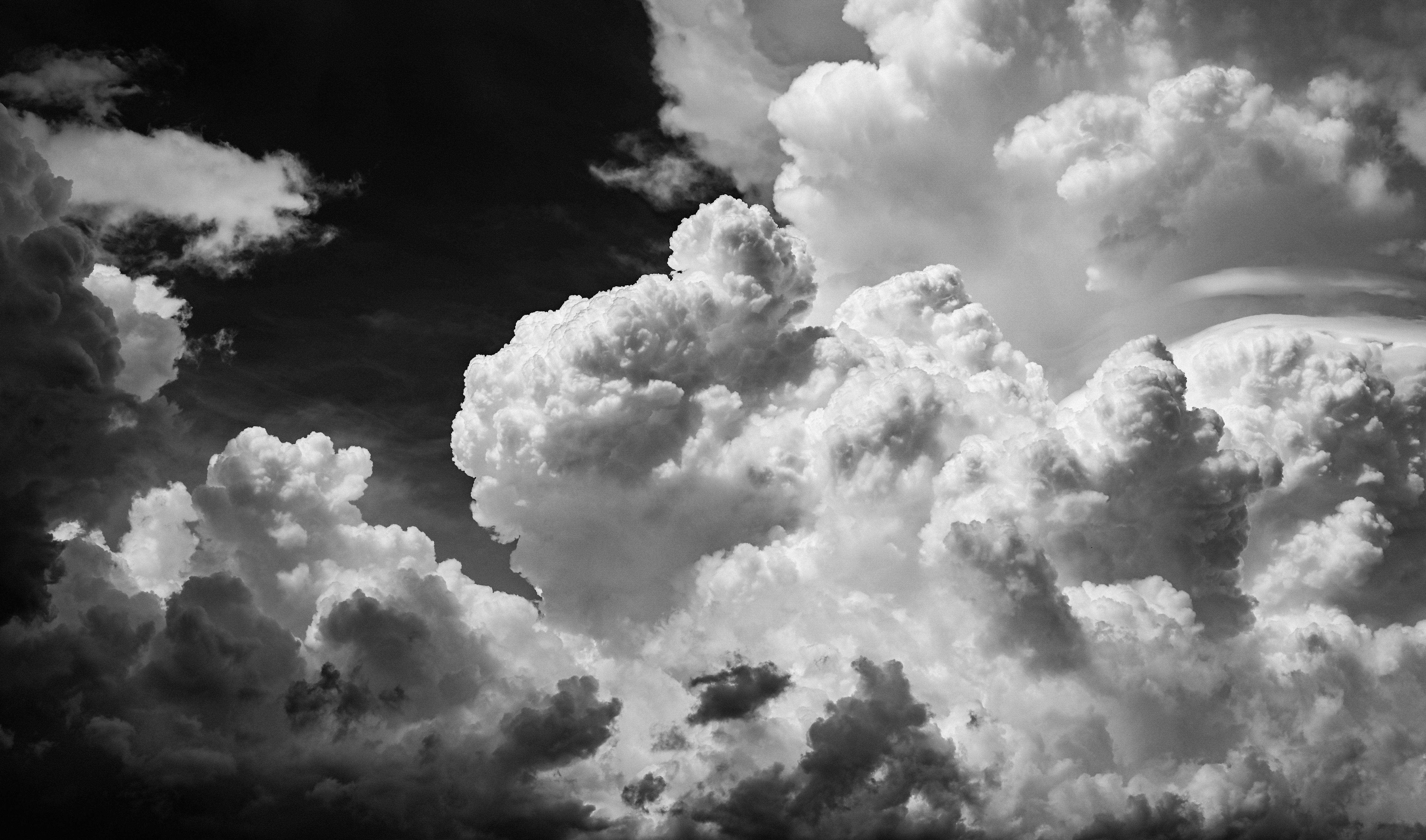 Clouds Nature Photography Landscape Monochrome Sky South Texas 6016x3546