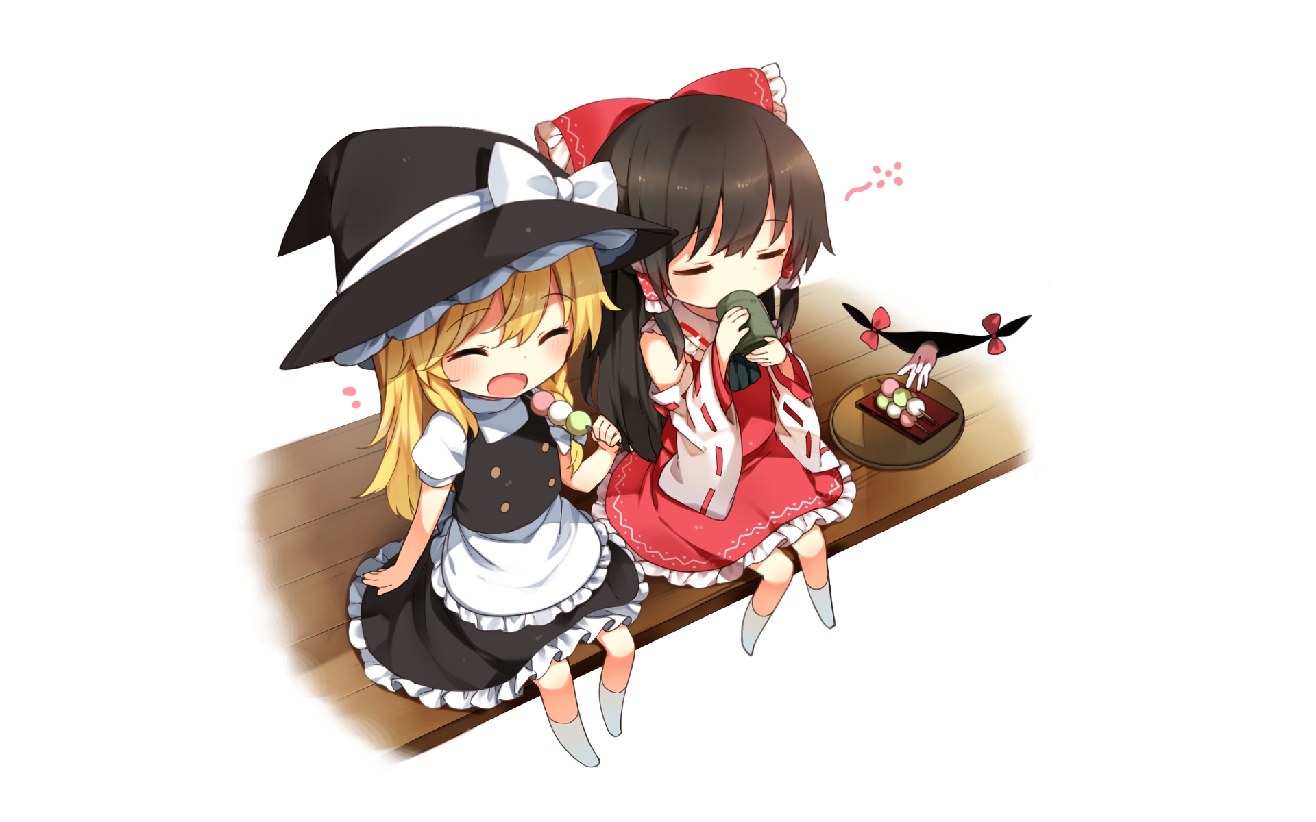 Reimu Hakurei Marisa Kirisame 1920x1200