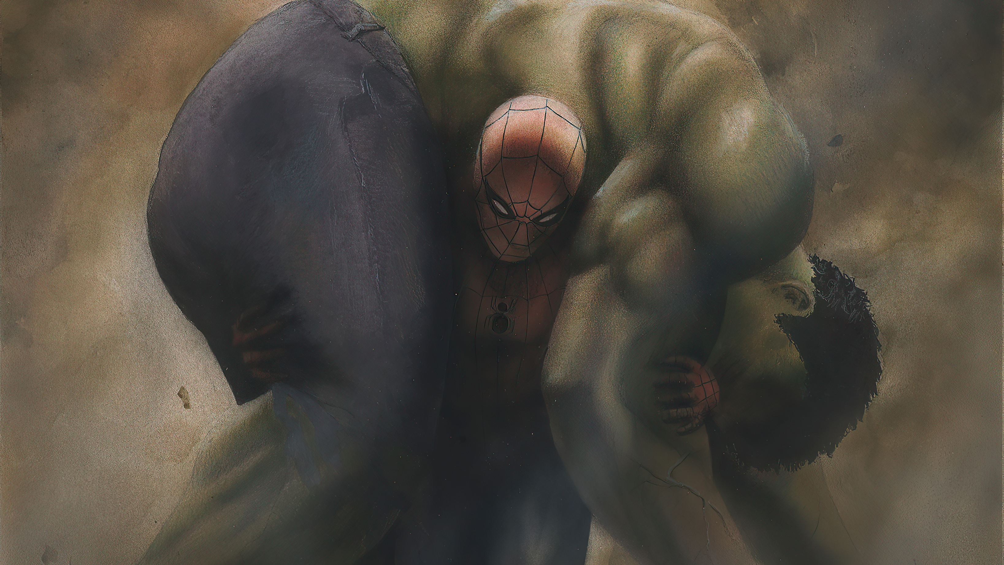 Spider Man Hulk Marvel Comics 3274x1842