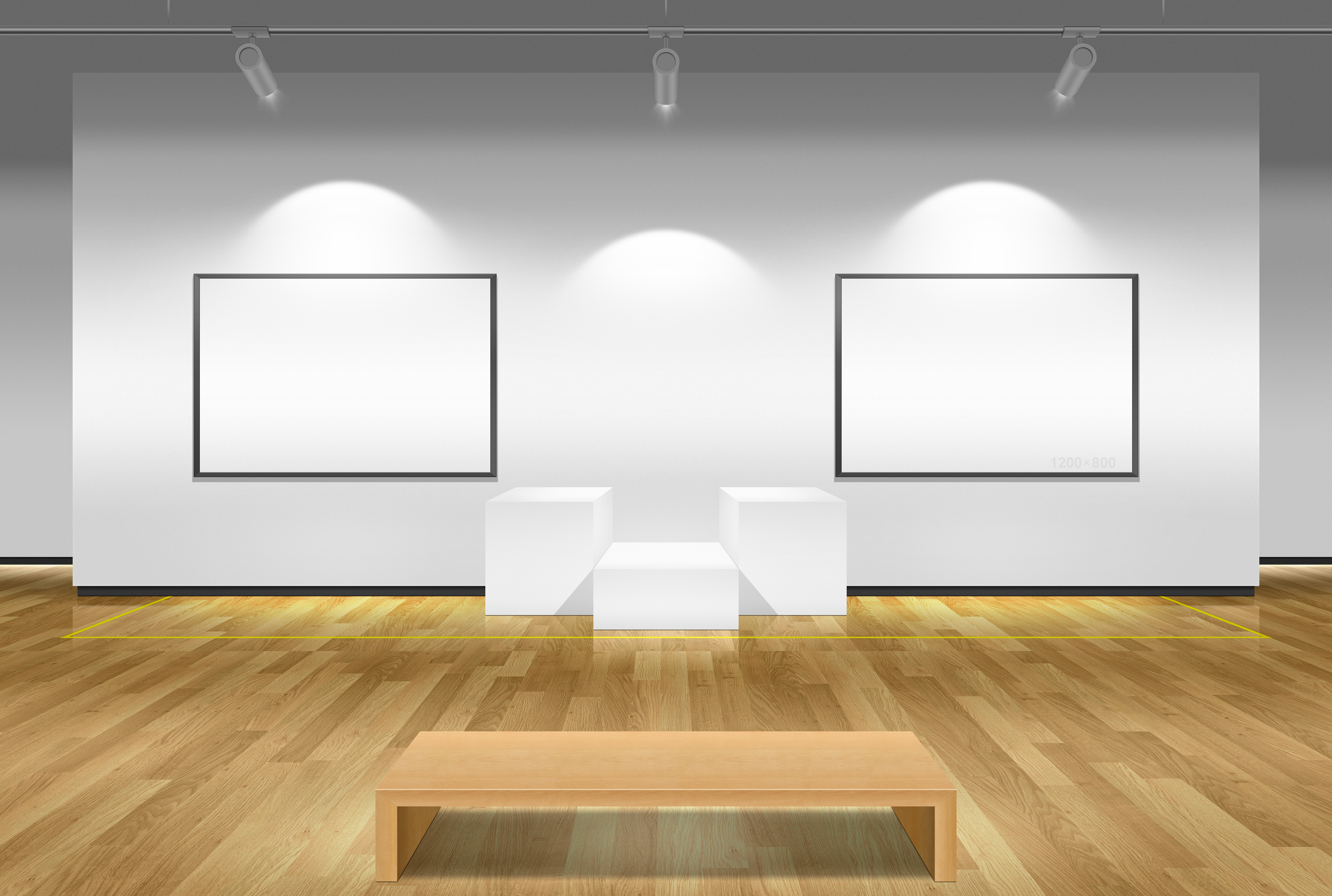 Art Gallery Picture Frames Minimalism 5500x3700