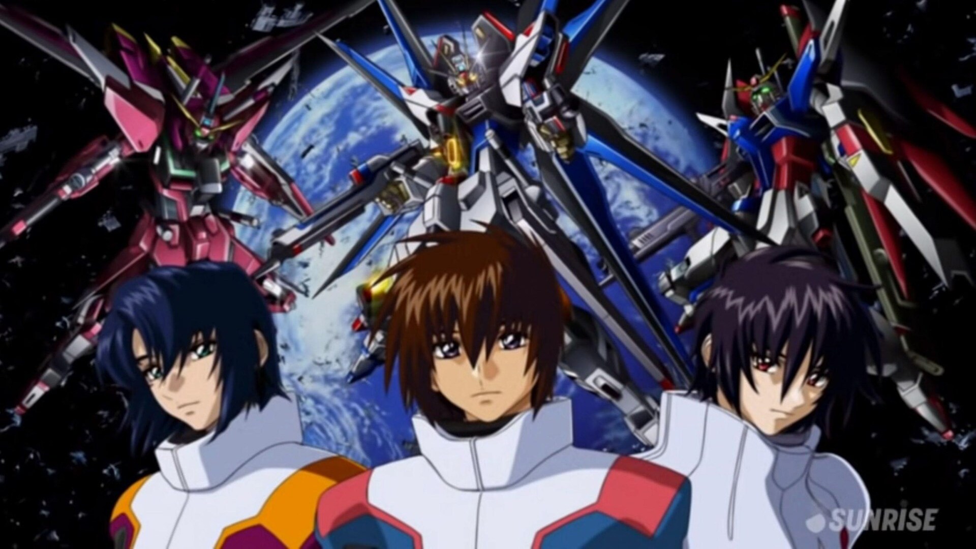 Anime Anime Screenshot Mechs Gundam Mobile Suit Gundam SEED Destiny Strike Freedom Gundam Infinite J 1920x1080
